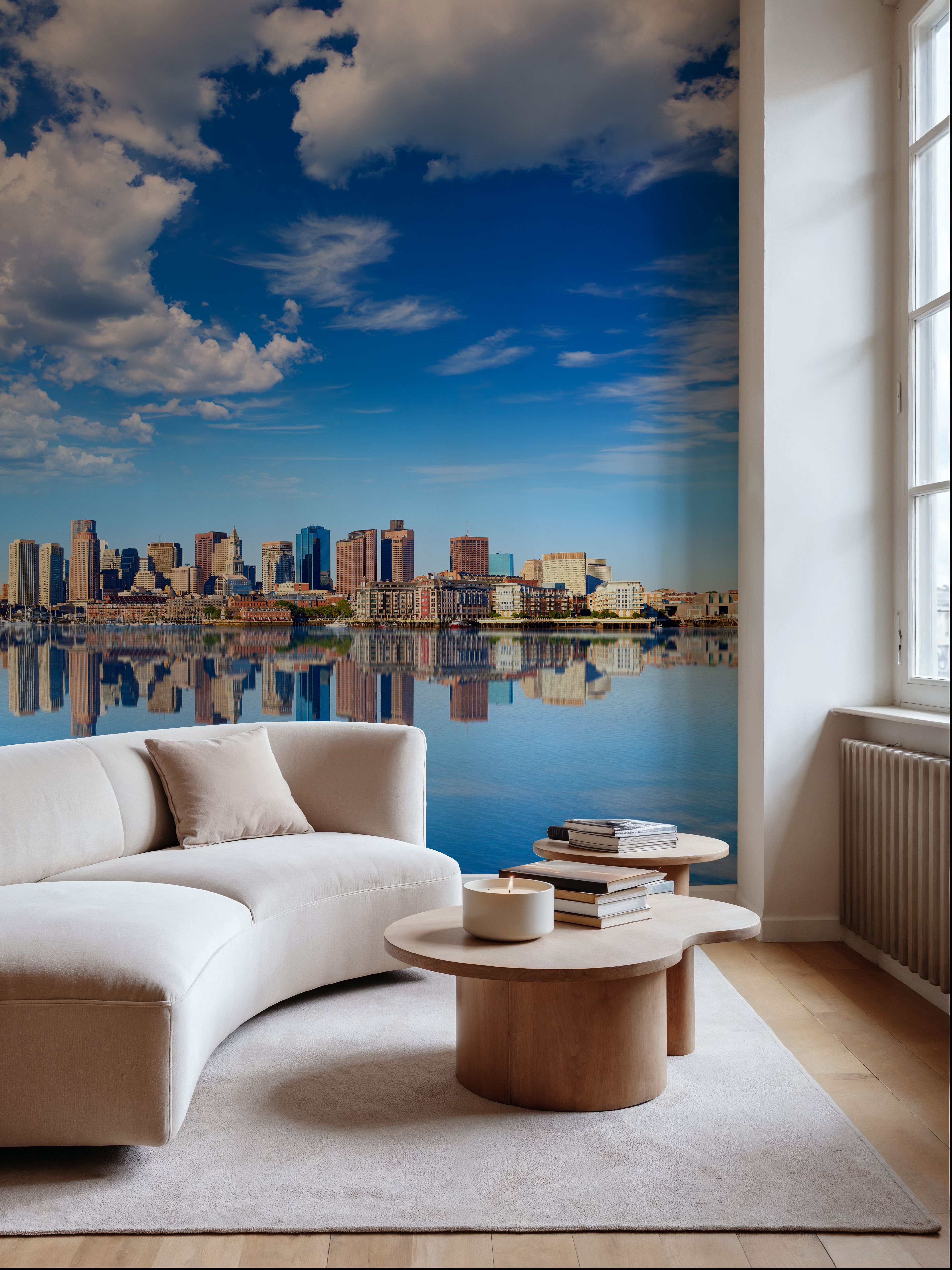 Boston Harbor Skyline