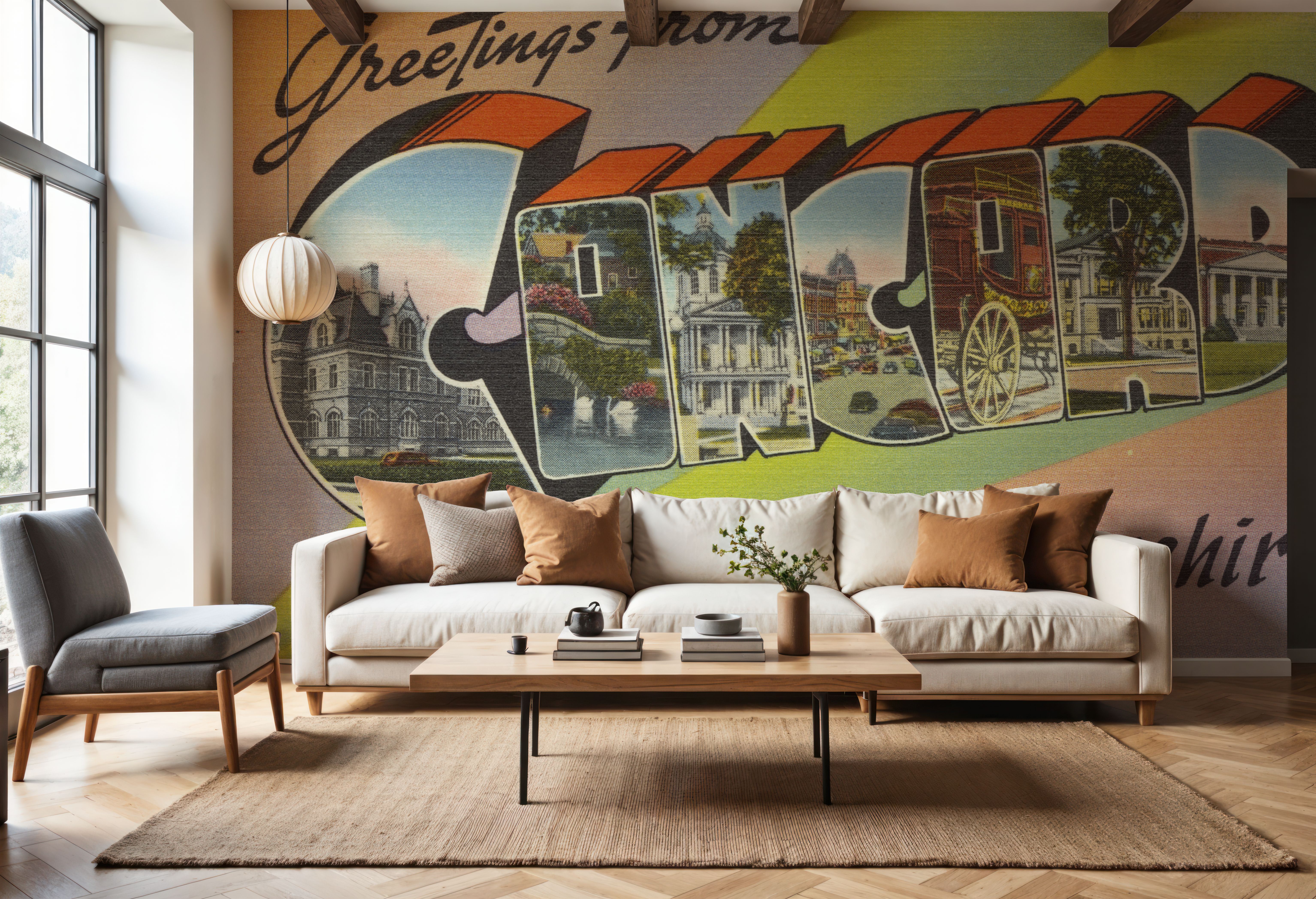 Greetings from Concord - Screenprint Postcard