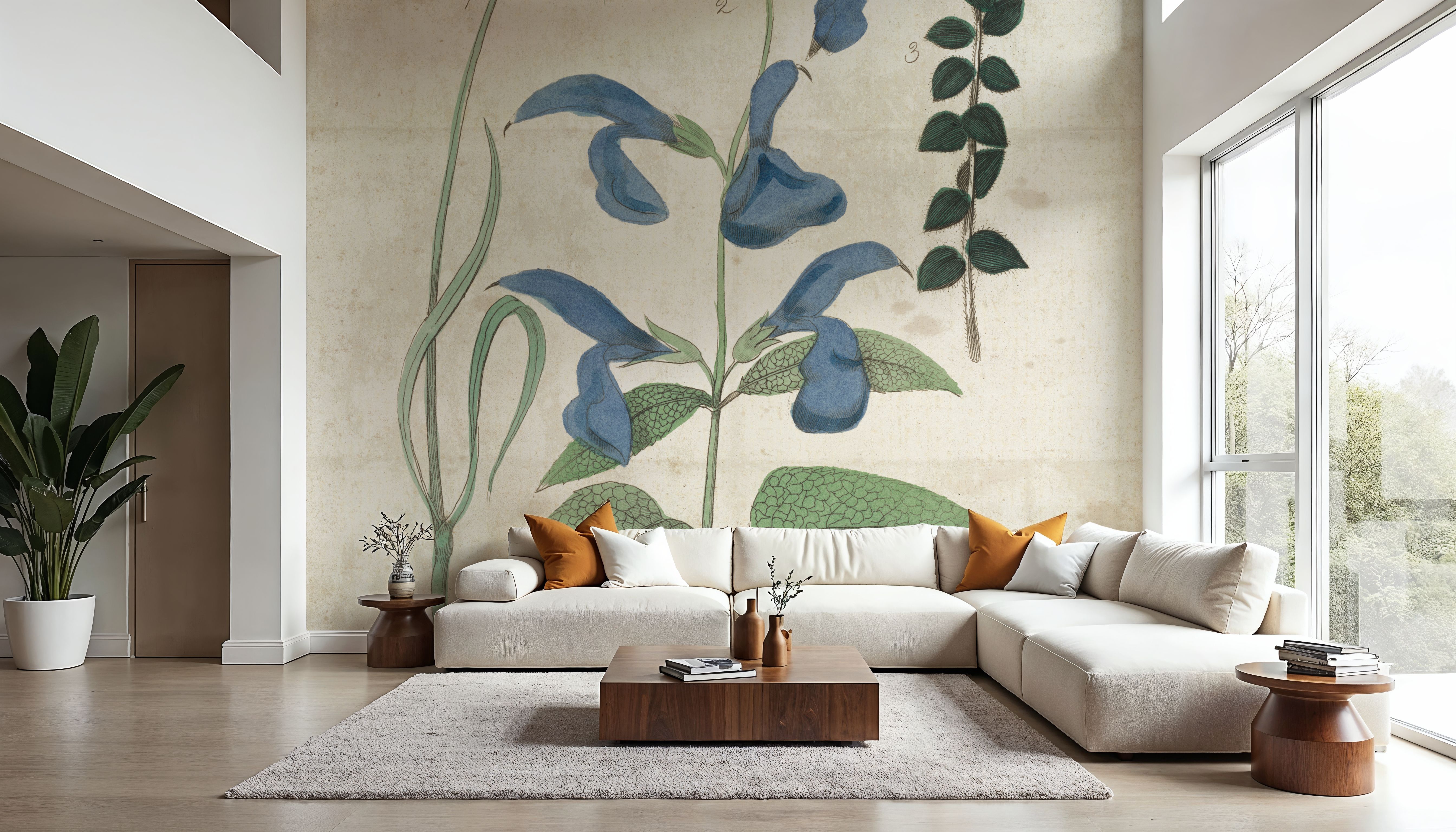 Salvia Florals Vintage II