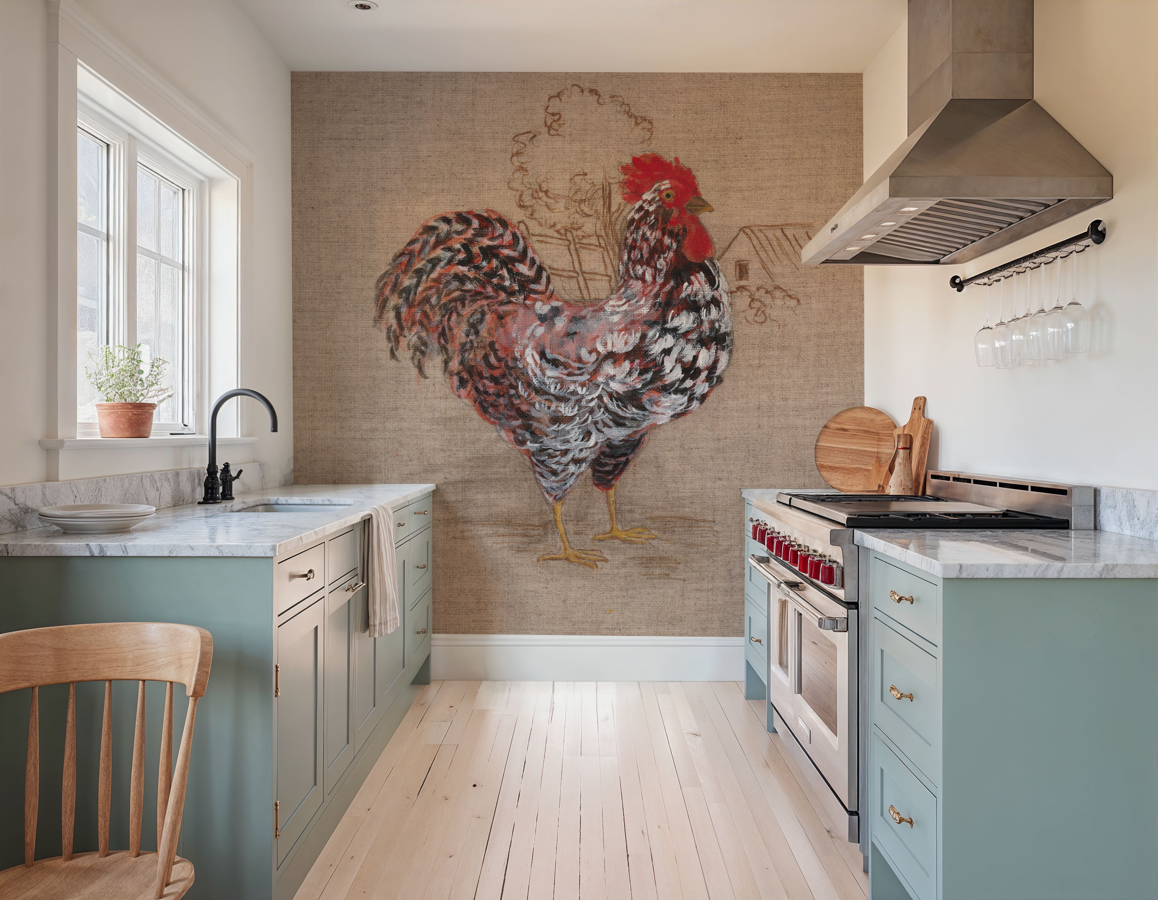 Toile Rooster I