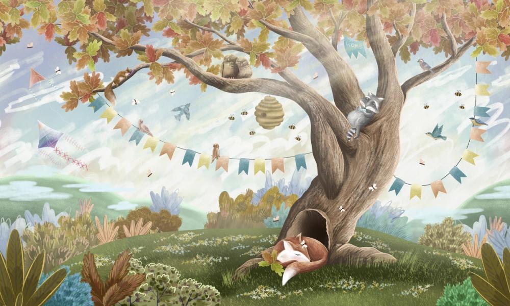 Oak Hill Slumber, October