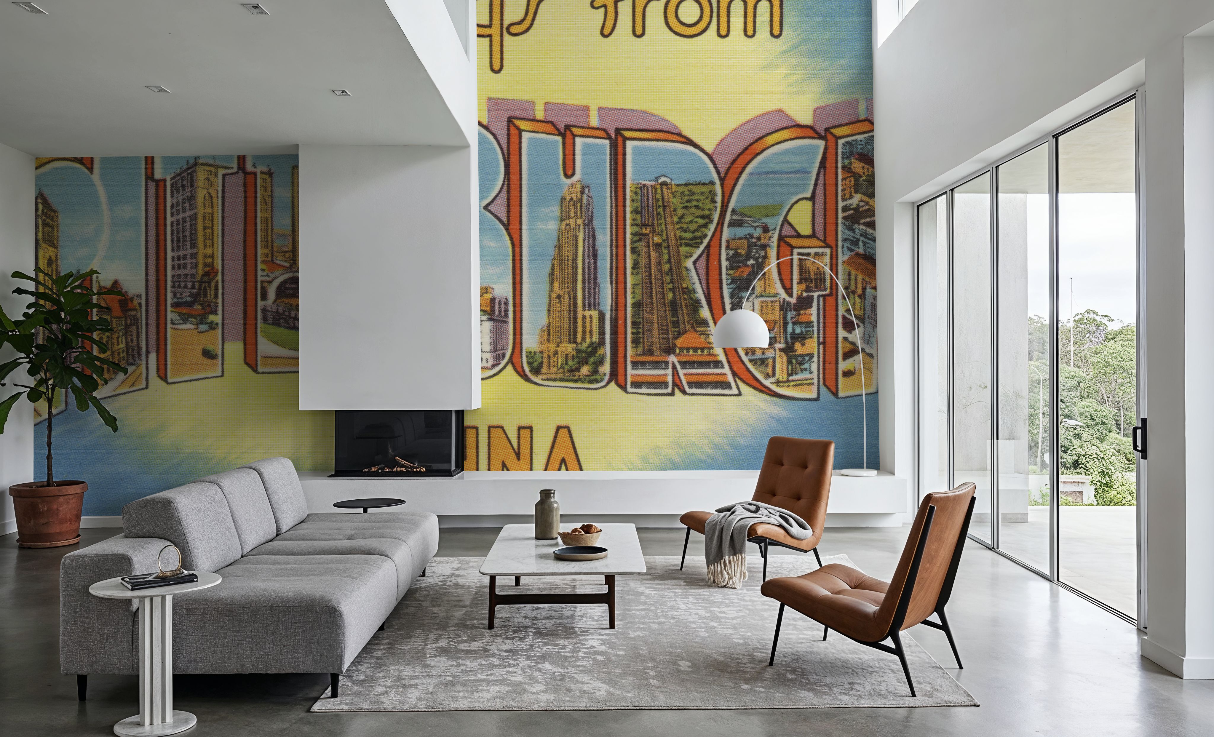 Greetings from Pittsburgh - Screenprint Postcard