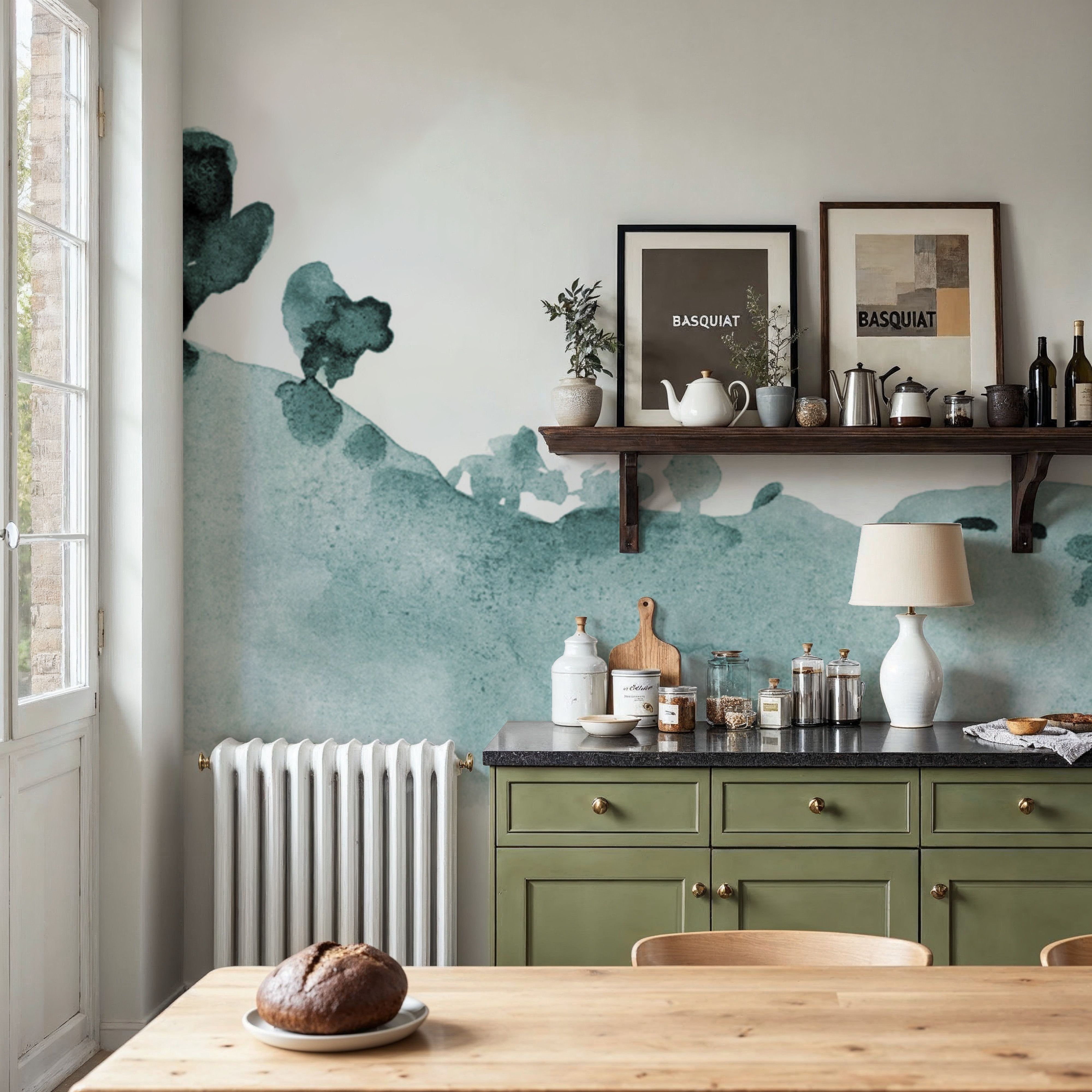 Tranquil Hillside, Seafoam