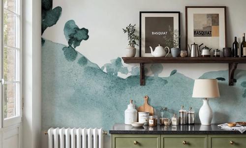 Tranquil Hillside, Seafoam