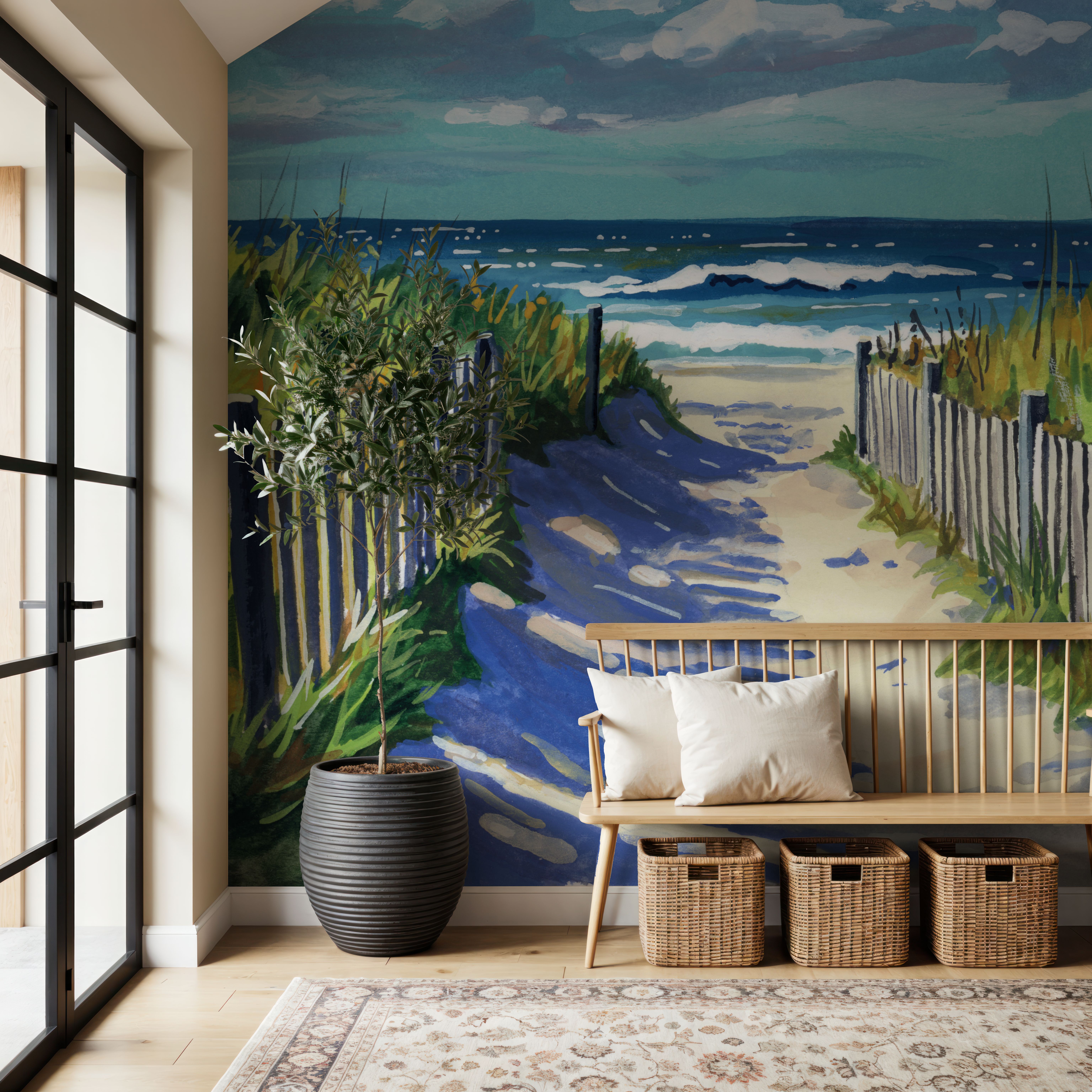 Grassy Path To The Beach I