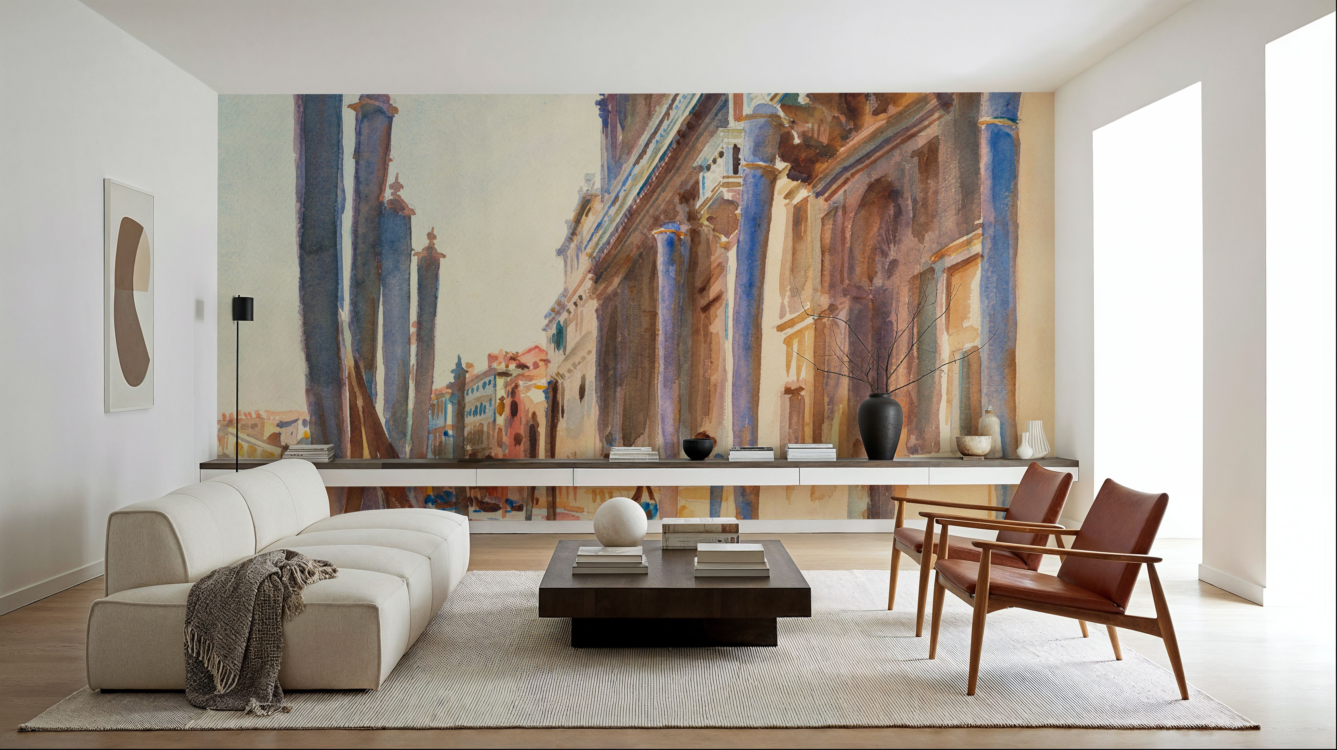 Gondola Moorings on the Grand Canal , Wallpaper