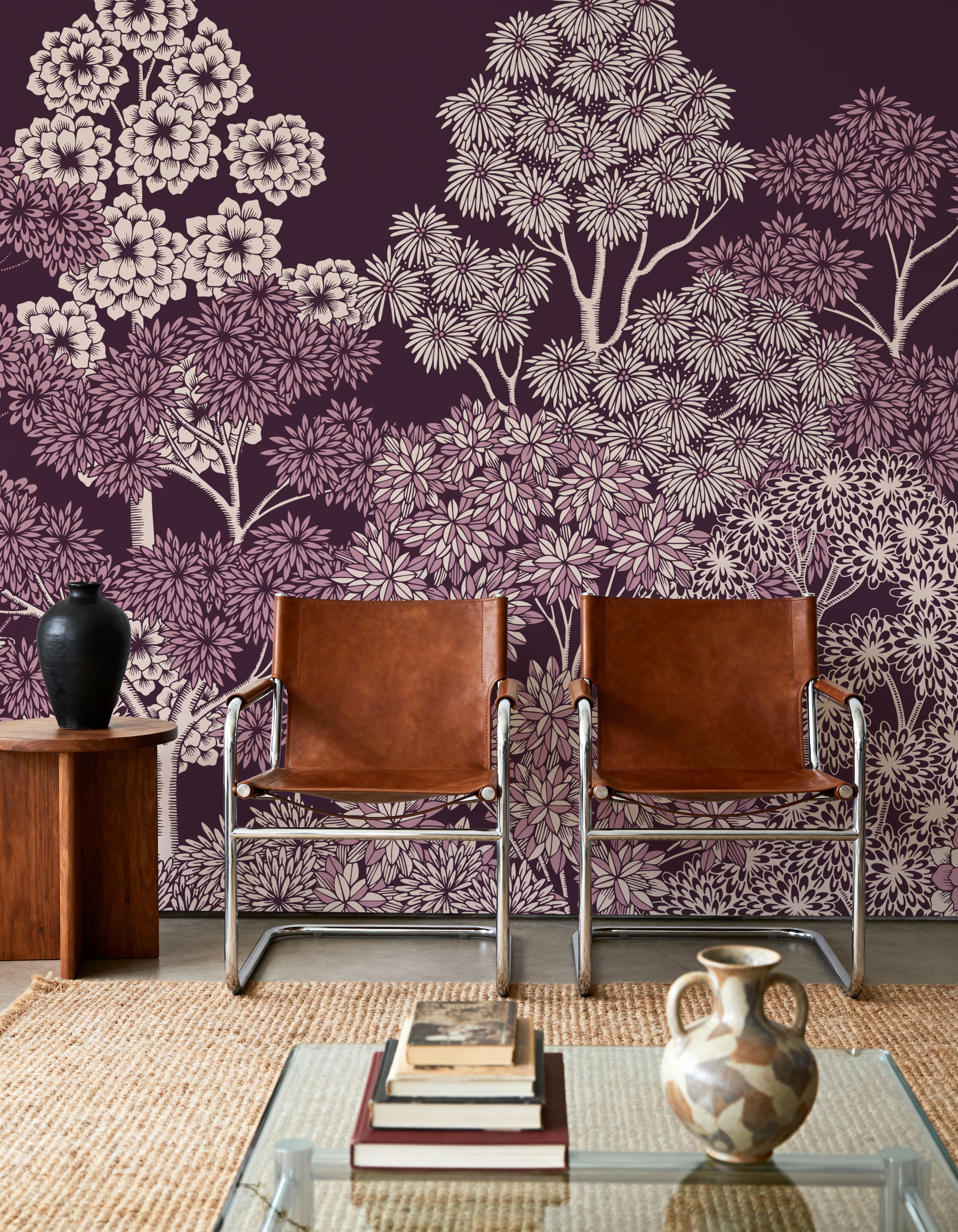 Overleaf Woodland, Burgundy