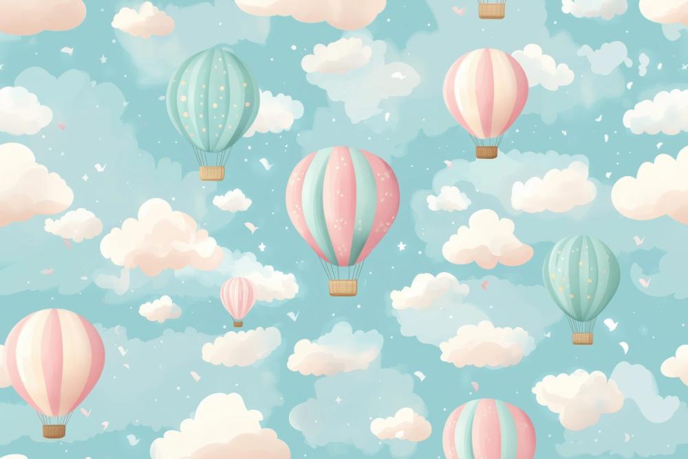 Hot Air Balloon Sunny Day