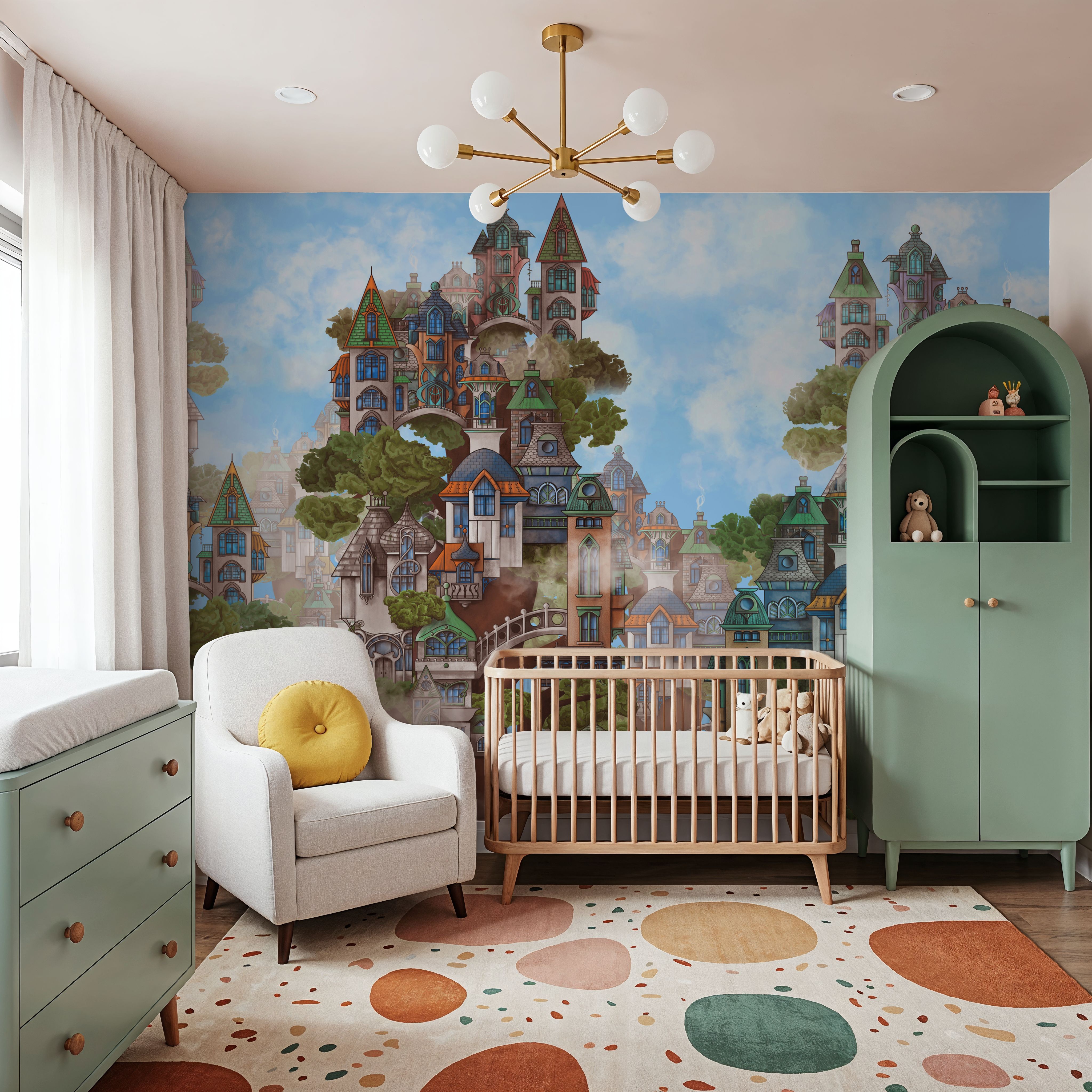 Treehouse Neighborhood Warm Bright