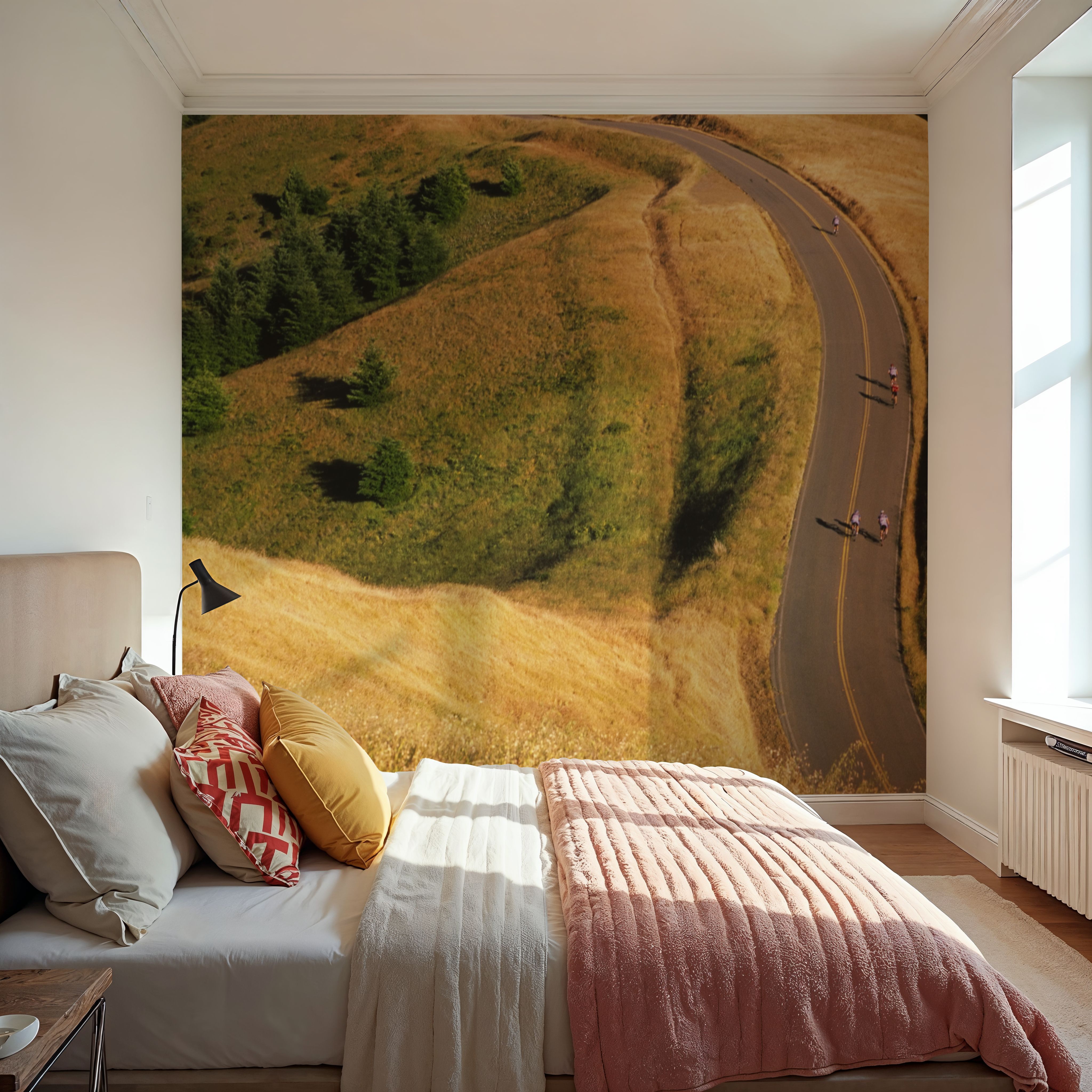 Cycling Through Golden Hills