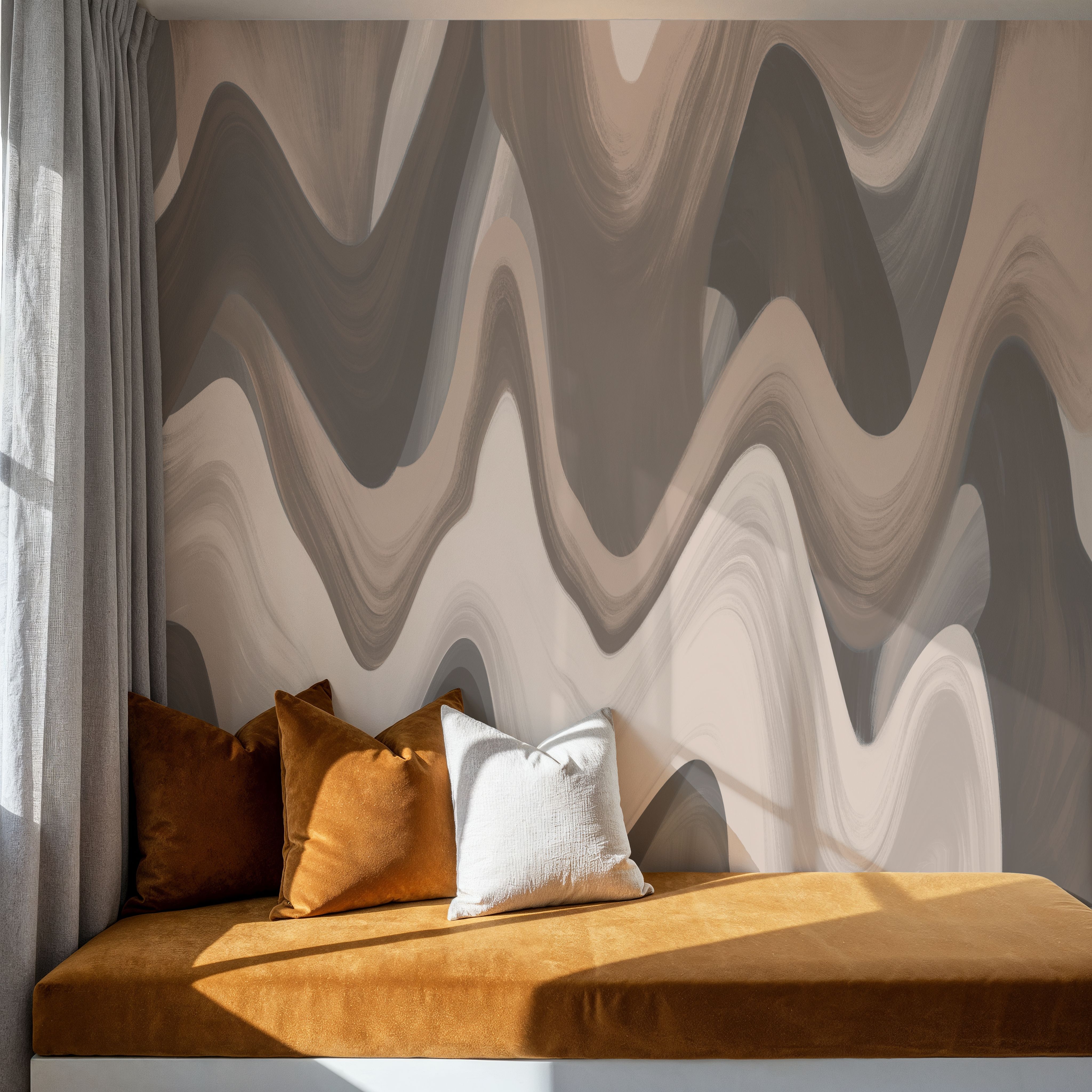 Abstract Paints, Mocha