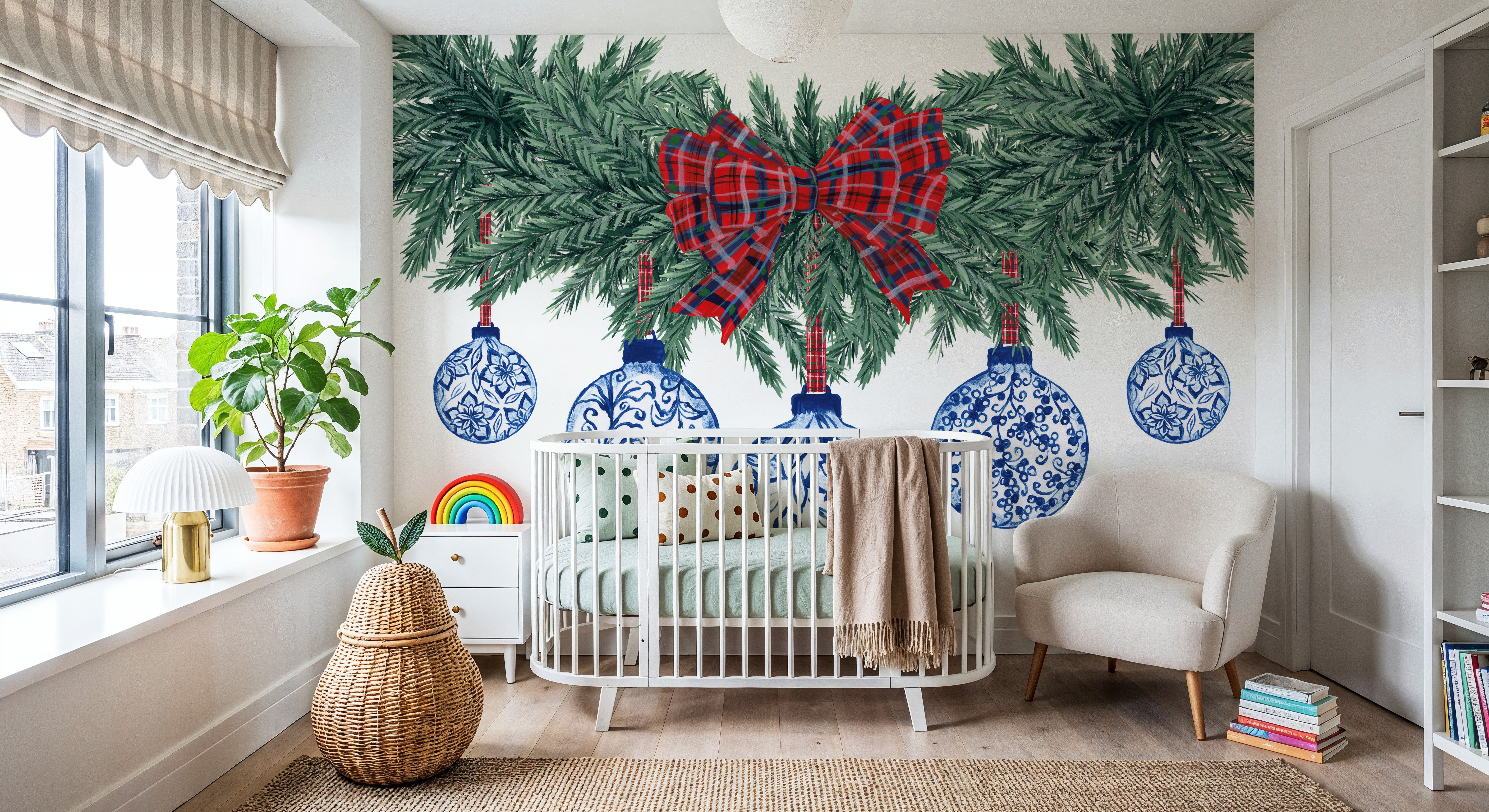 Holiday Tartan and Chinoiserie I