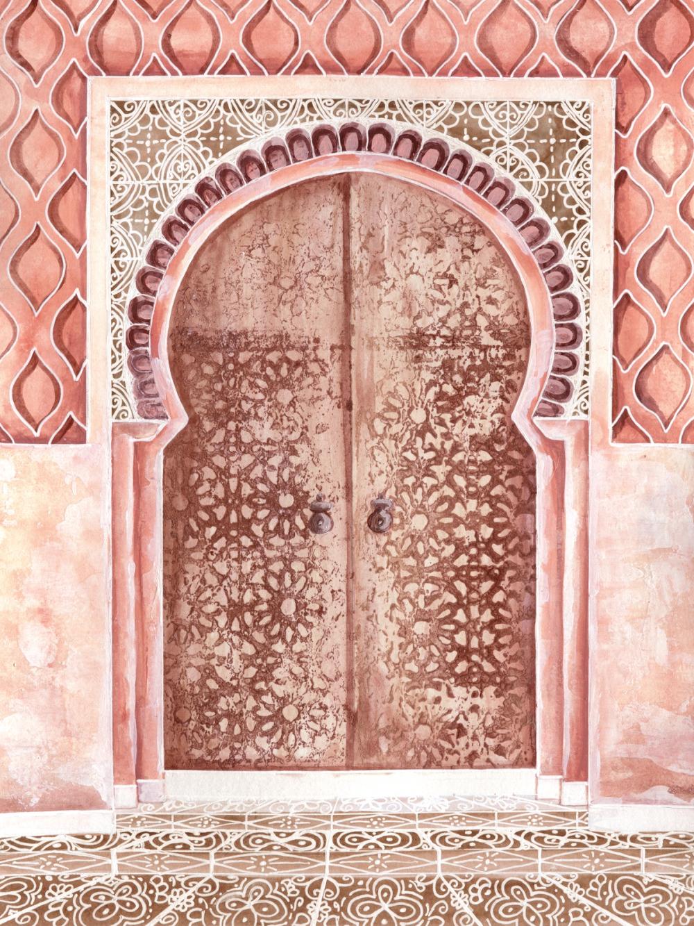Moroccan Streets Tiled Entrance