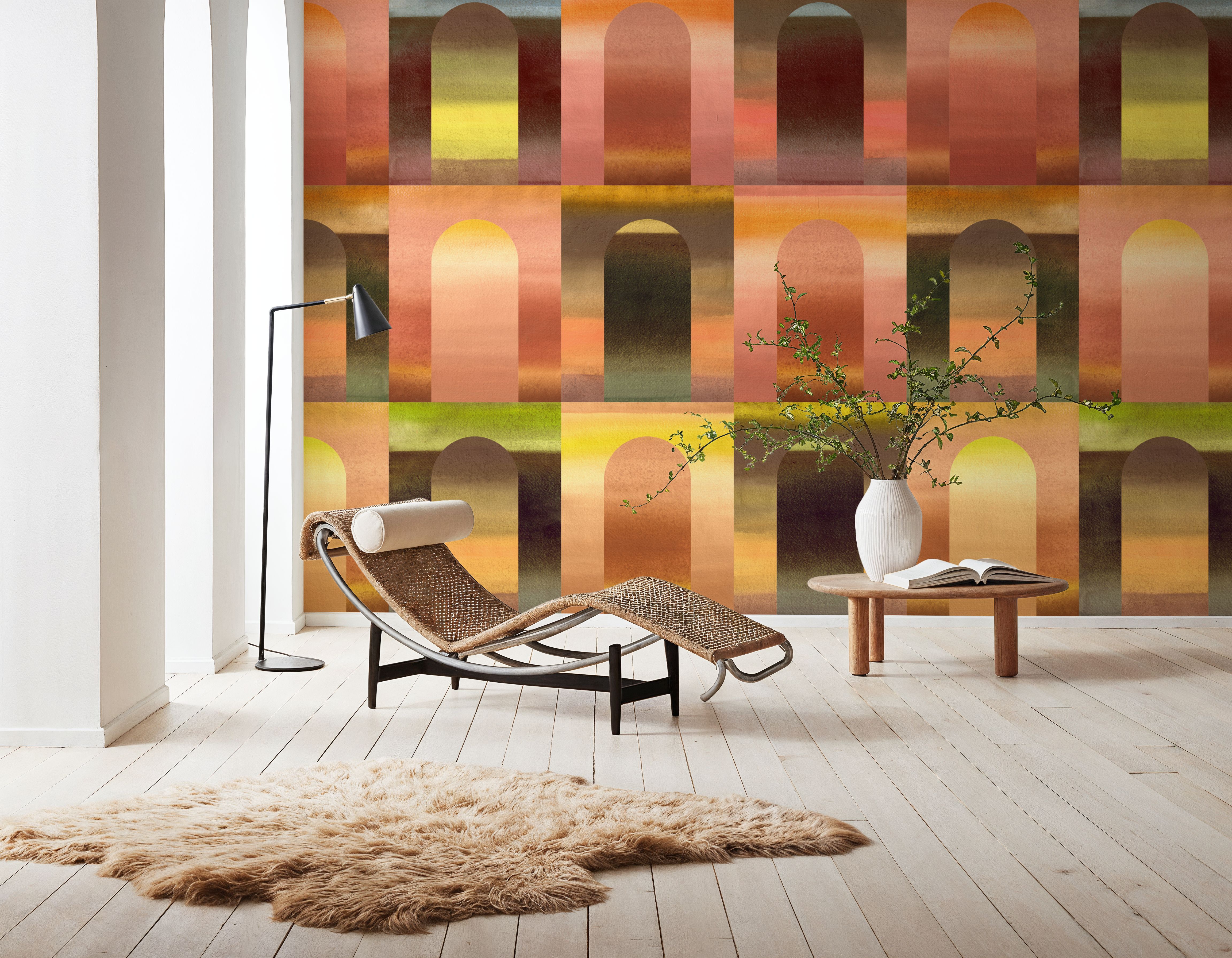 Arched Wall,  Yellow