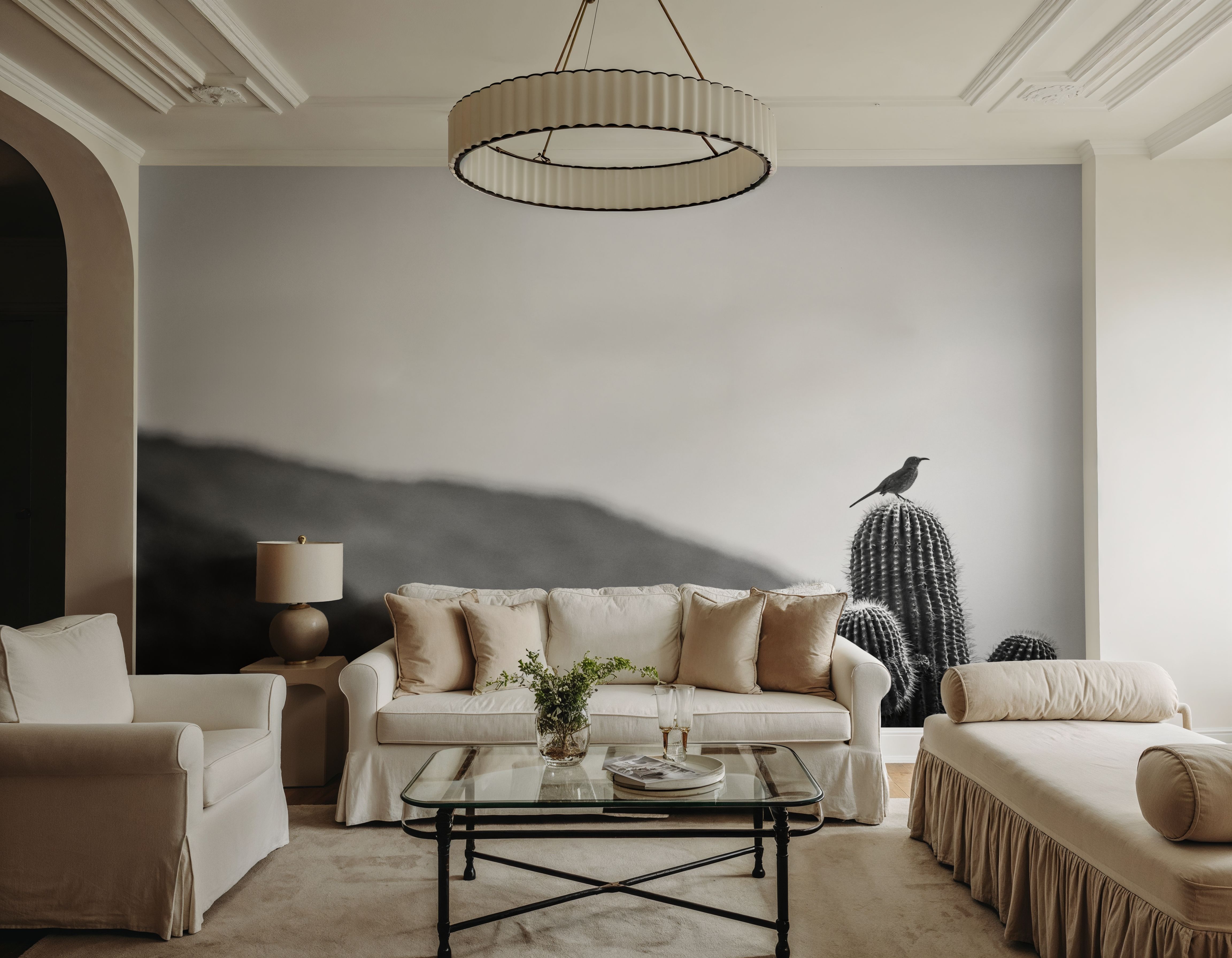 Bird On Cactus On Guard