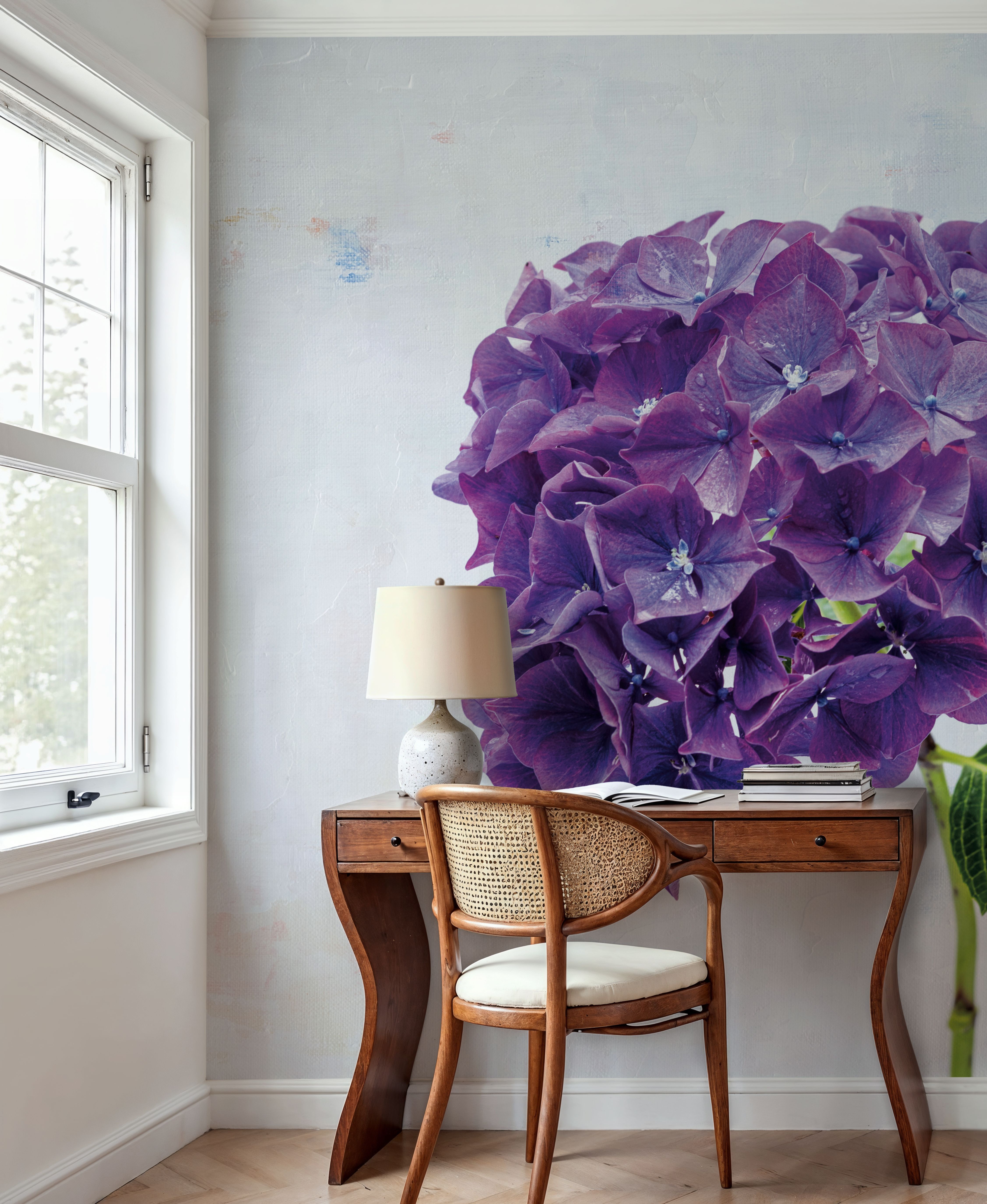 Bright Purple Hydrangea