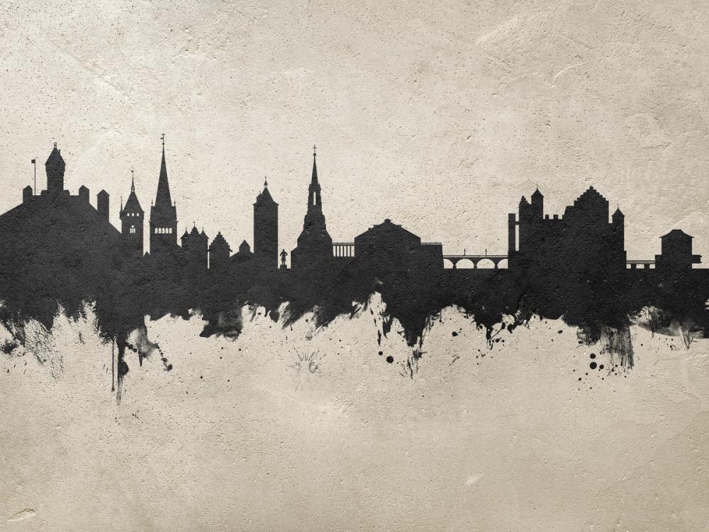 Schaffhausen Switzerland Skyline Concrete