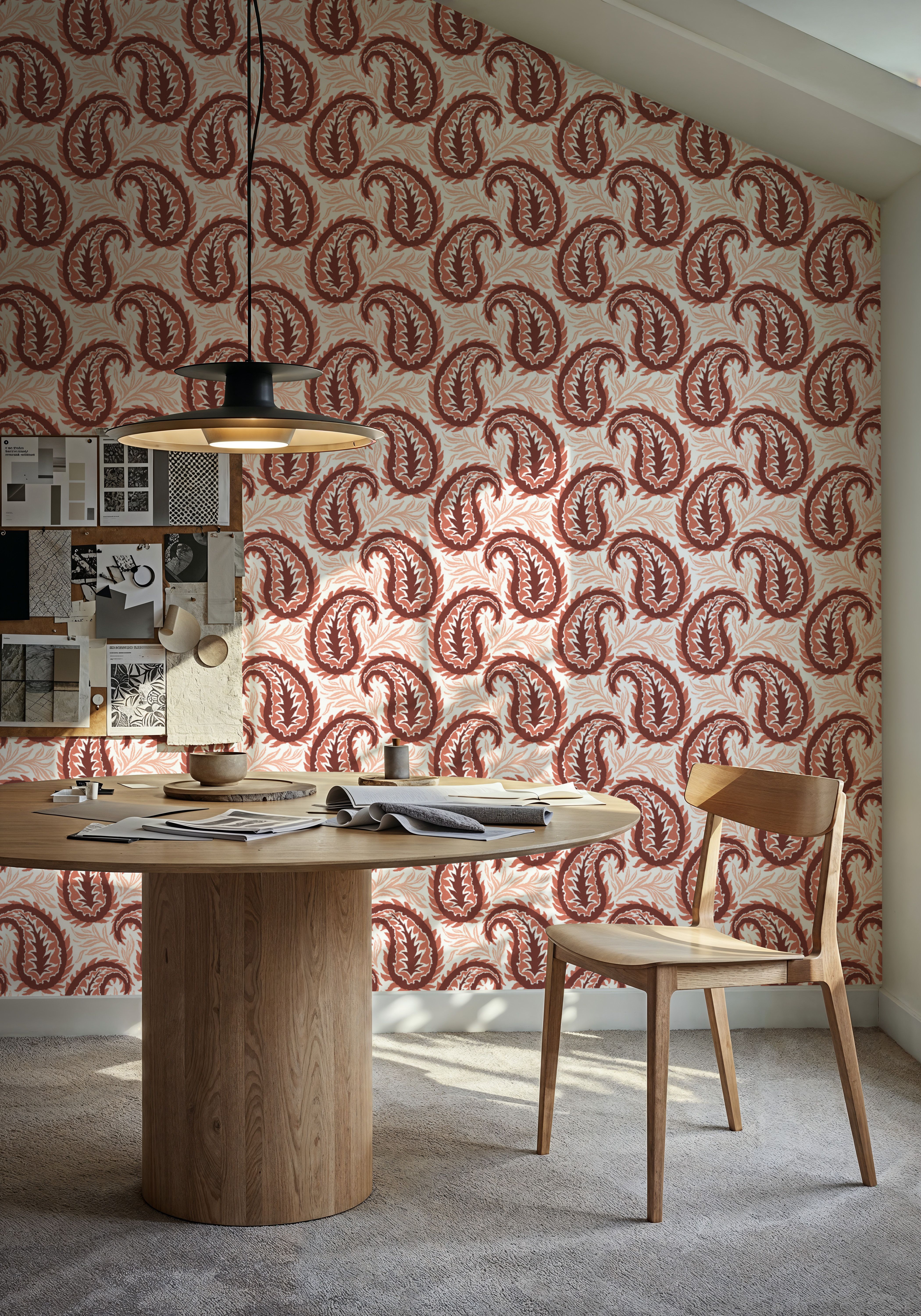 Botanical Paisley, Brick