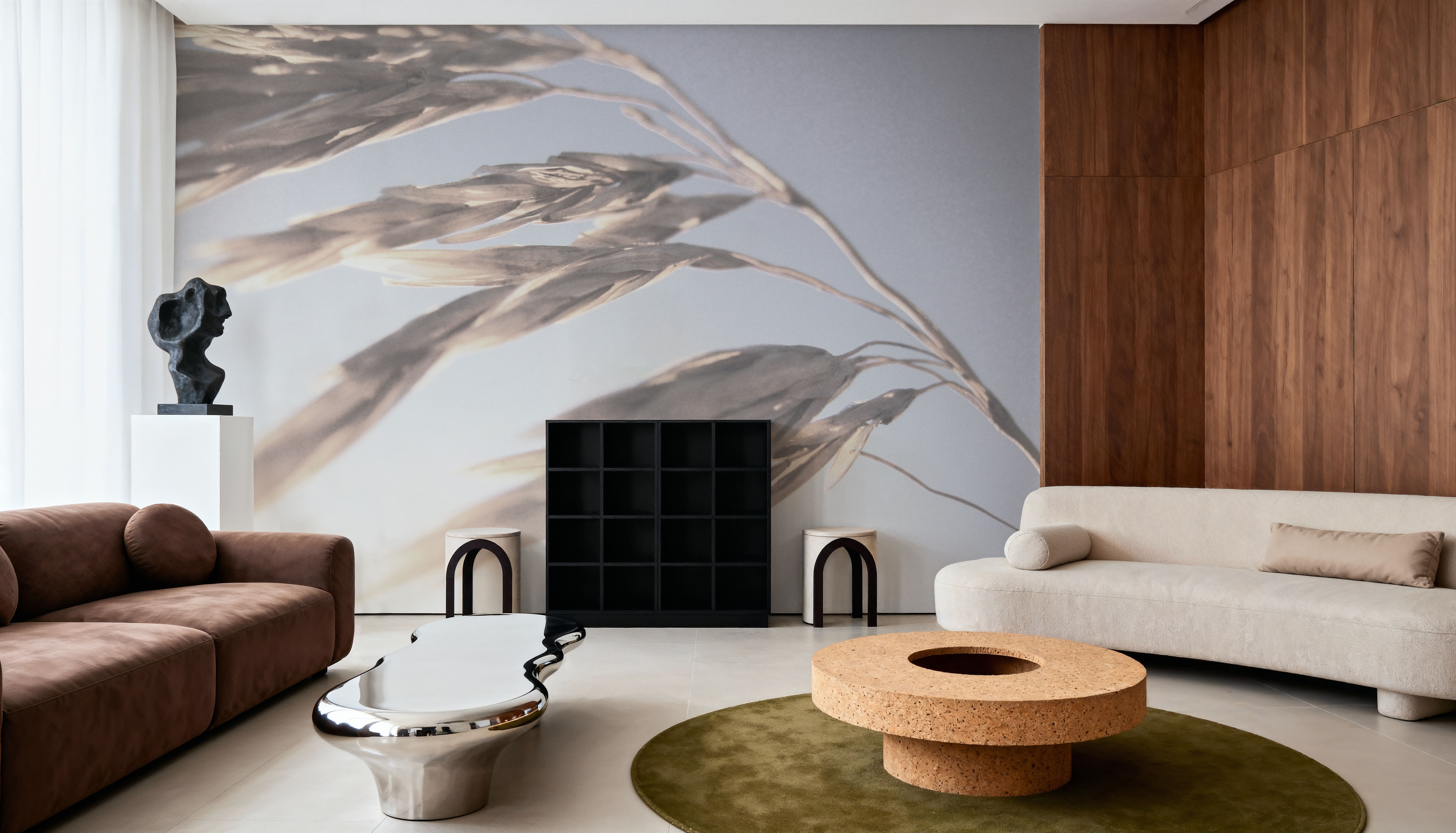 Windy Wheat Fields II Light, Carte da parati