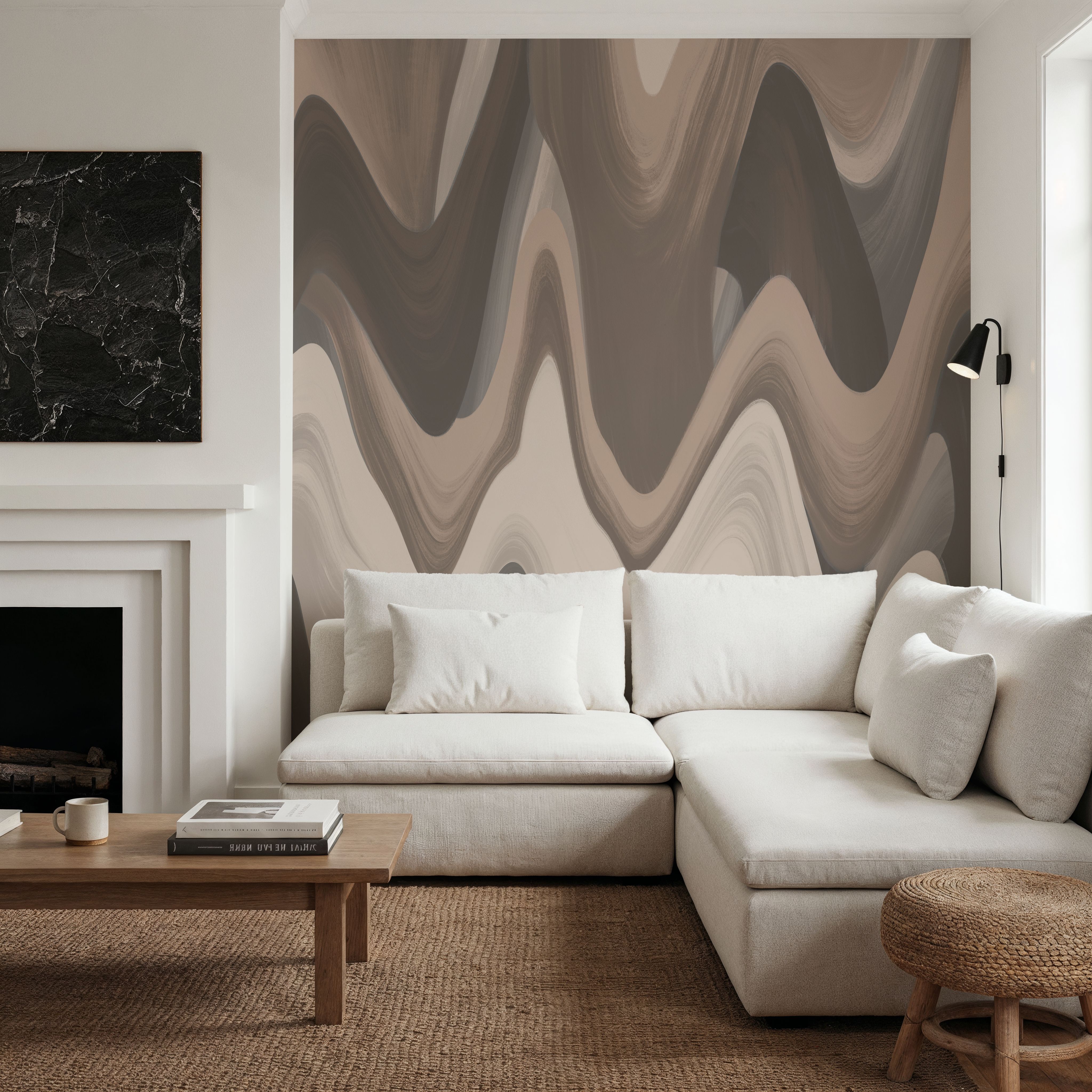 Abstract Paints, Mocha