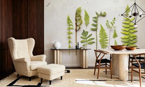 Flat Lay Ferns II