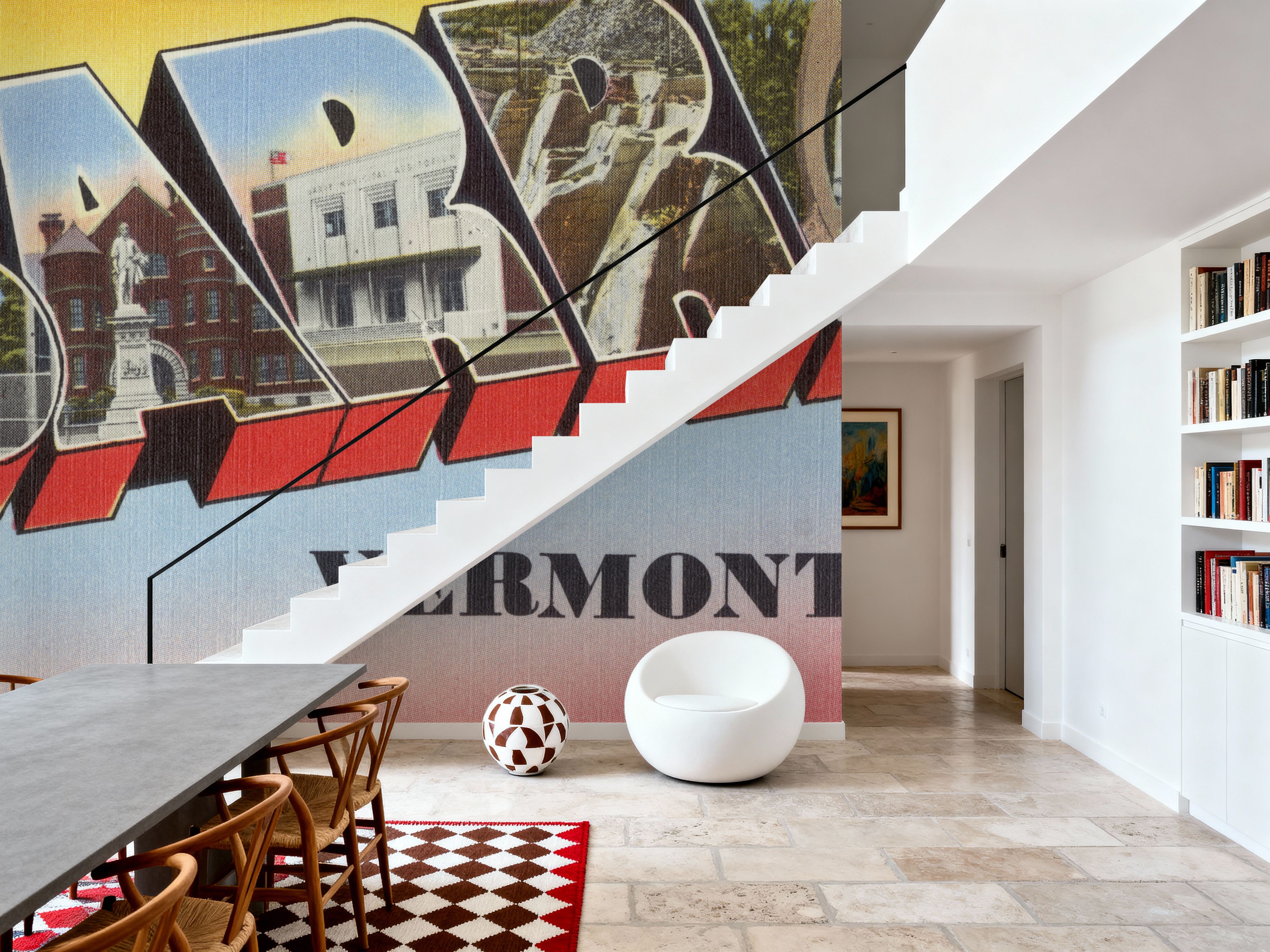 Greetings from Barre - Screenprint Postcard