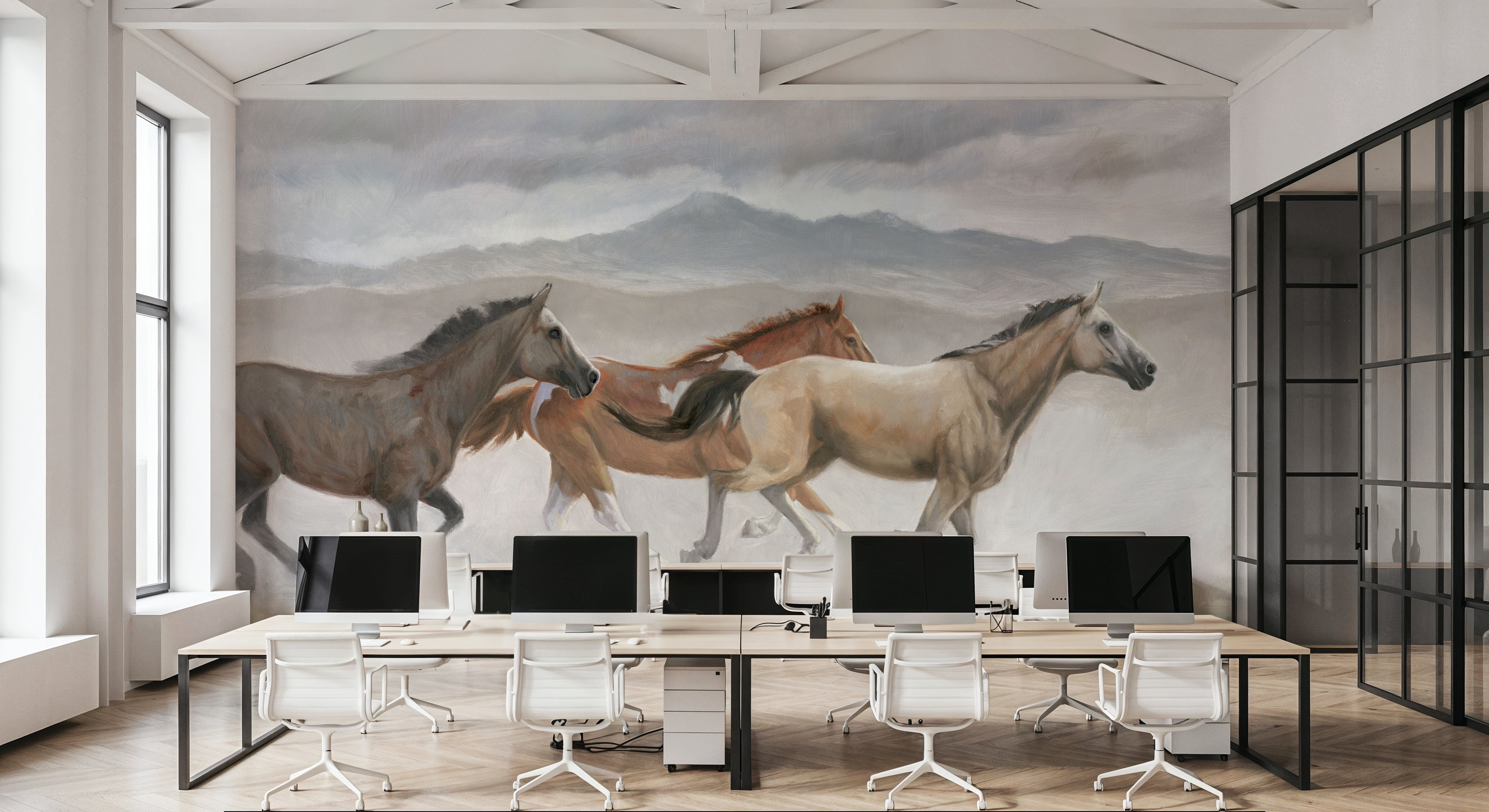 Wild Mustangs, Wallpaper