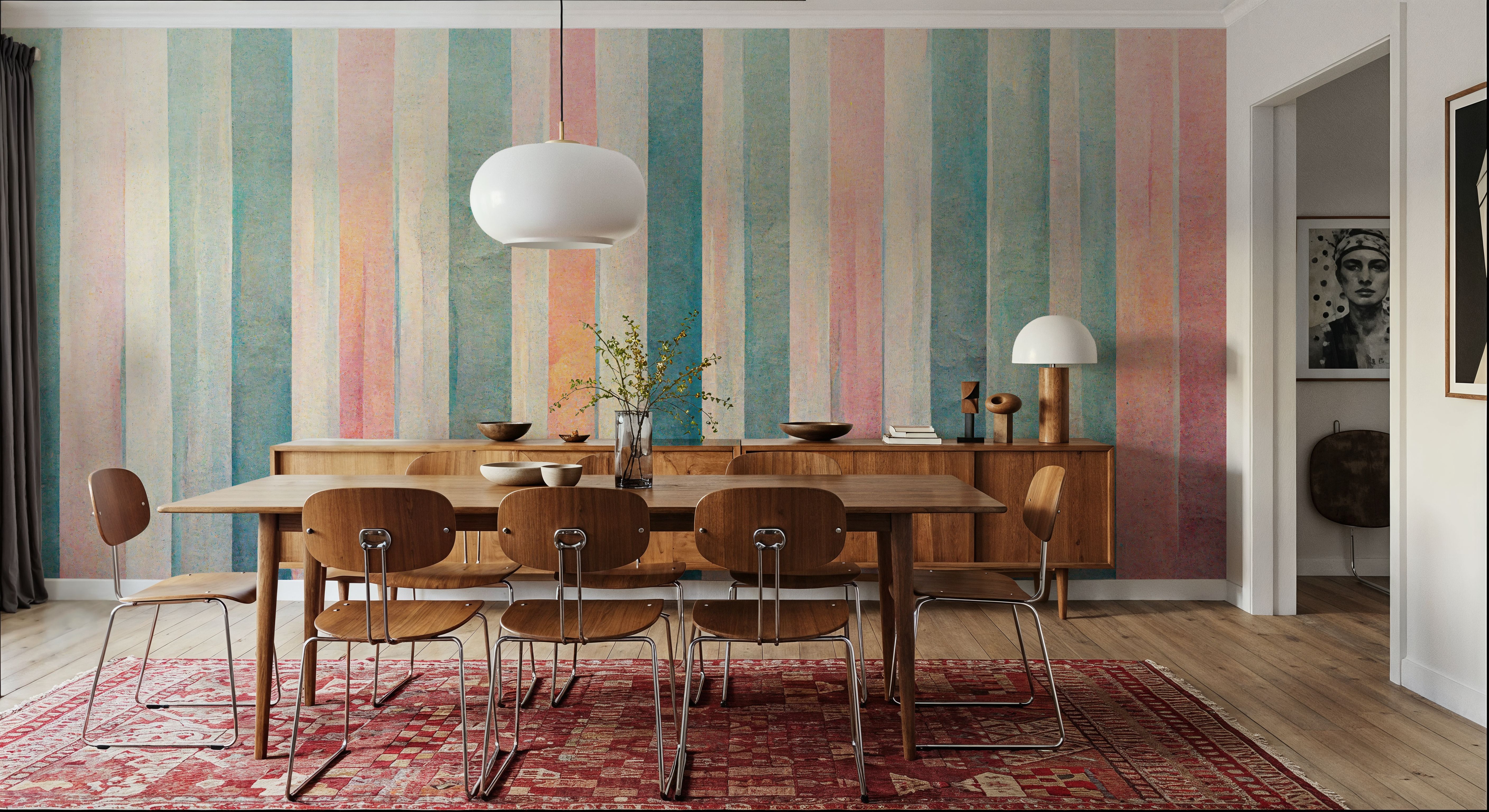 Smudged Stripes, Wallpaper