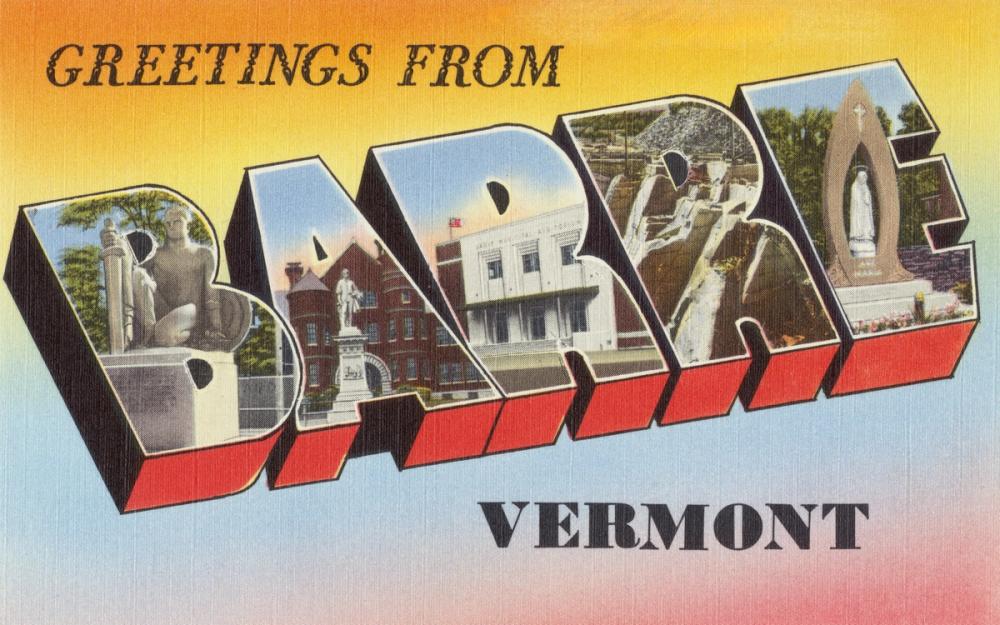 Greetings from Barre - Screenprint Postcard
