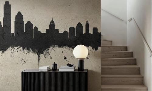 Austin Texas Skyline Concrete