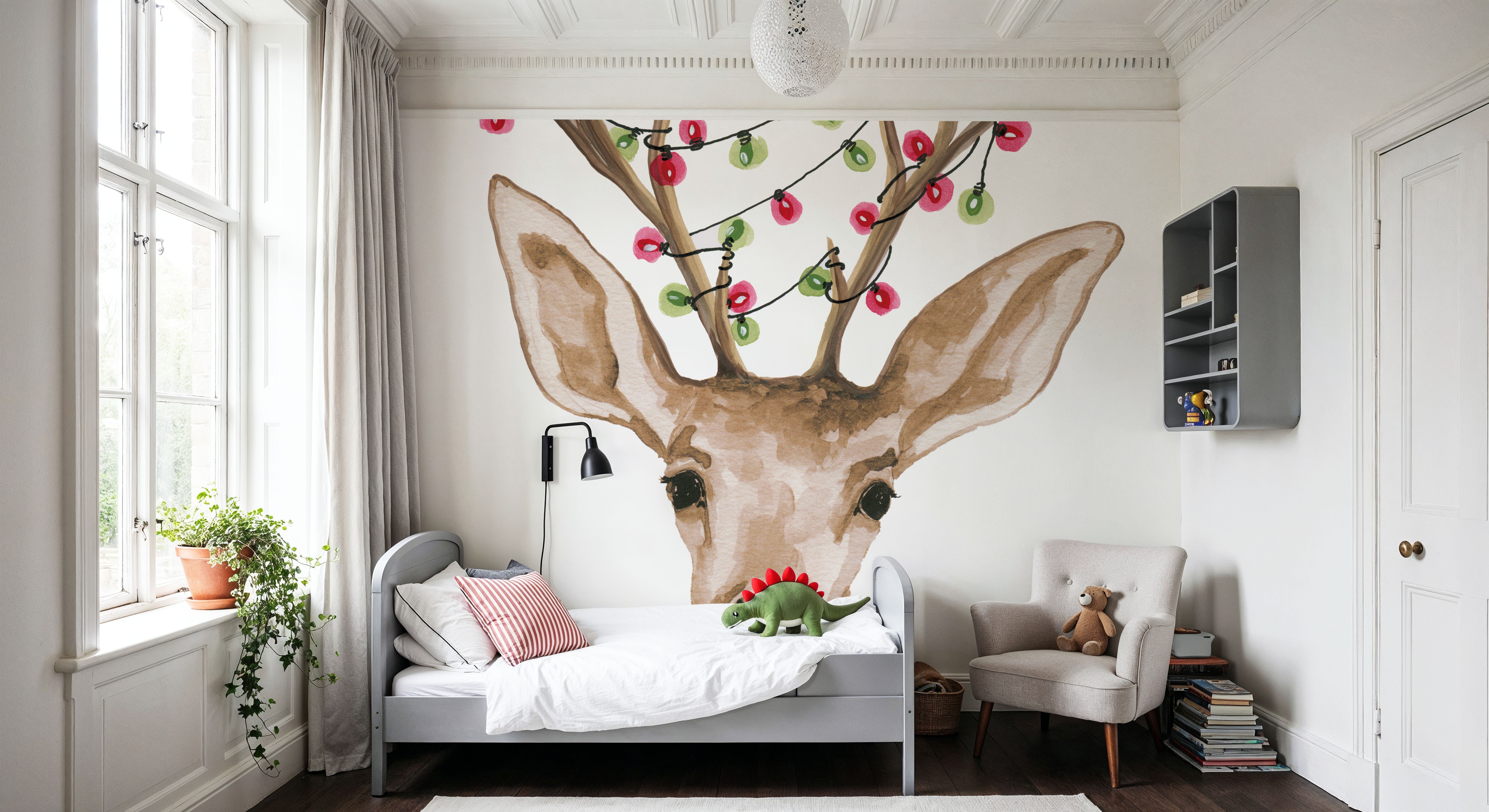 Light Tangled Reindeer