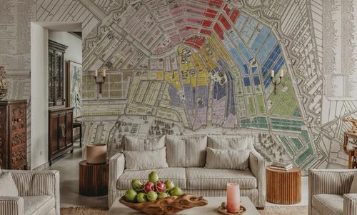 Vintage Amsterdam Map (1795)