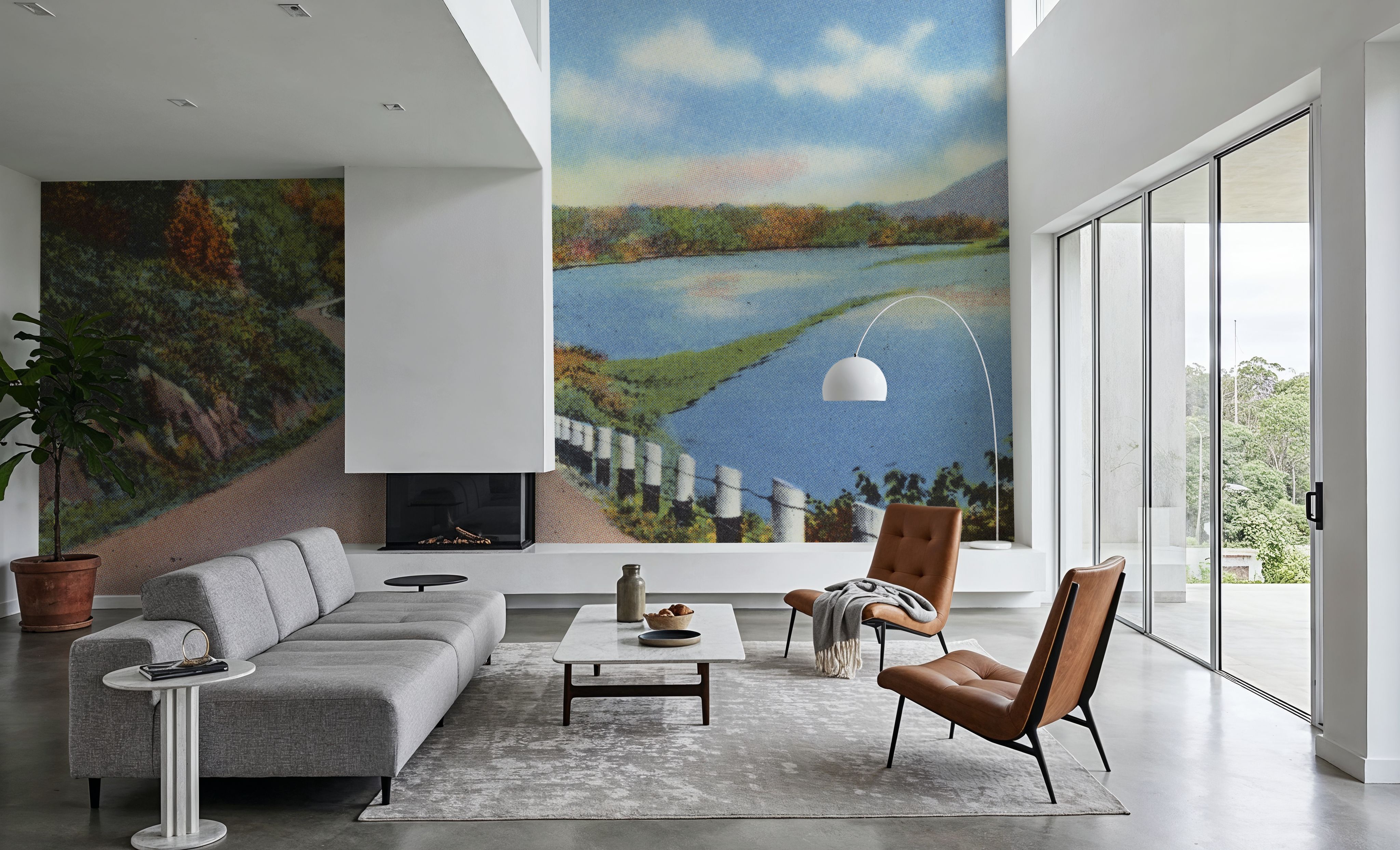 Fall Colors - Screenprint Postcard