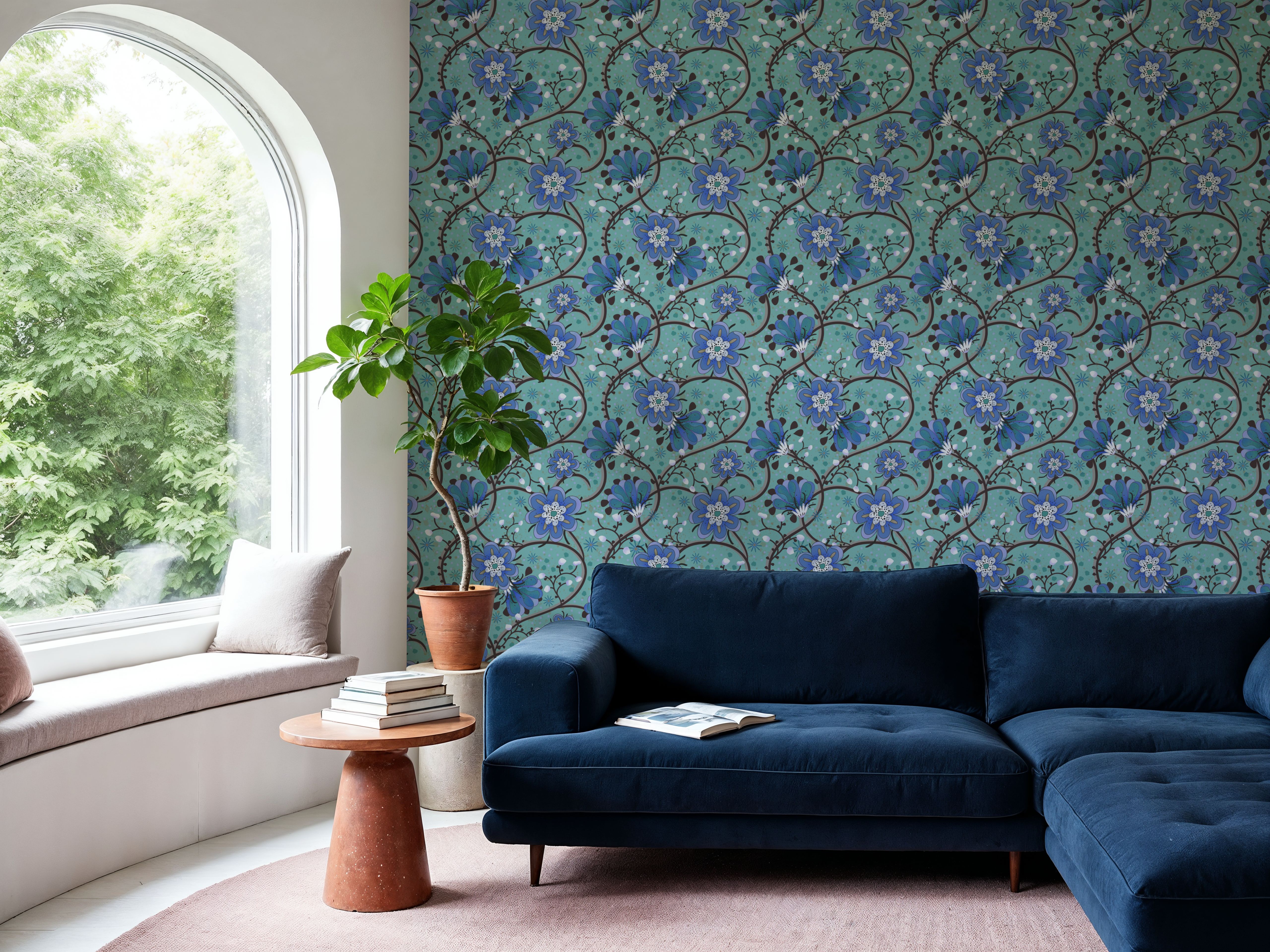 Bohemian Vines, Turqoise