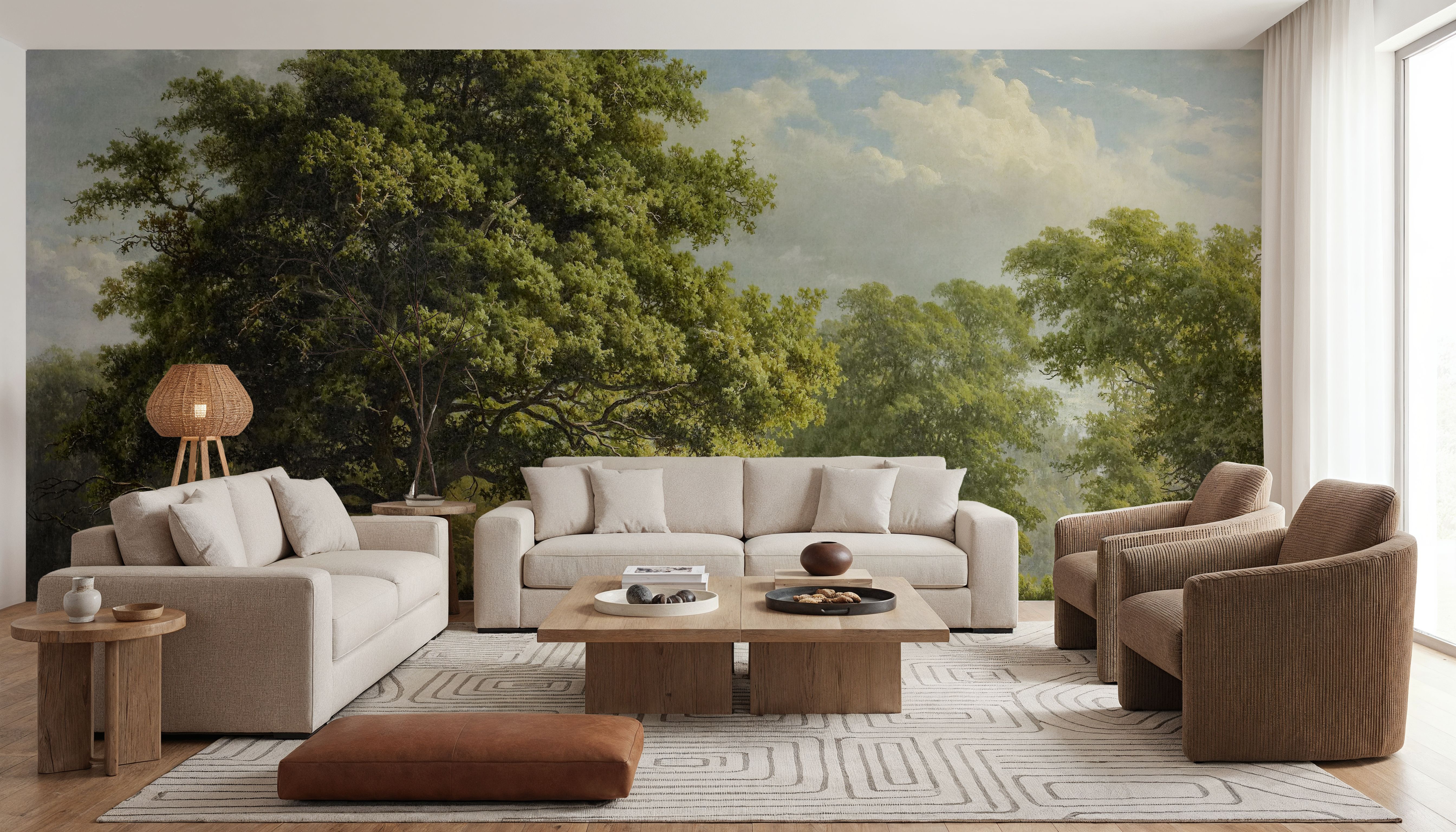 Painted Oak Landscape