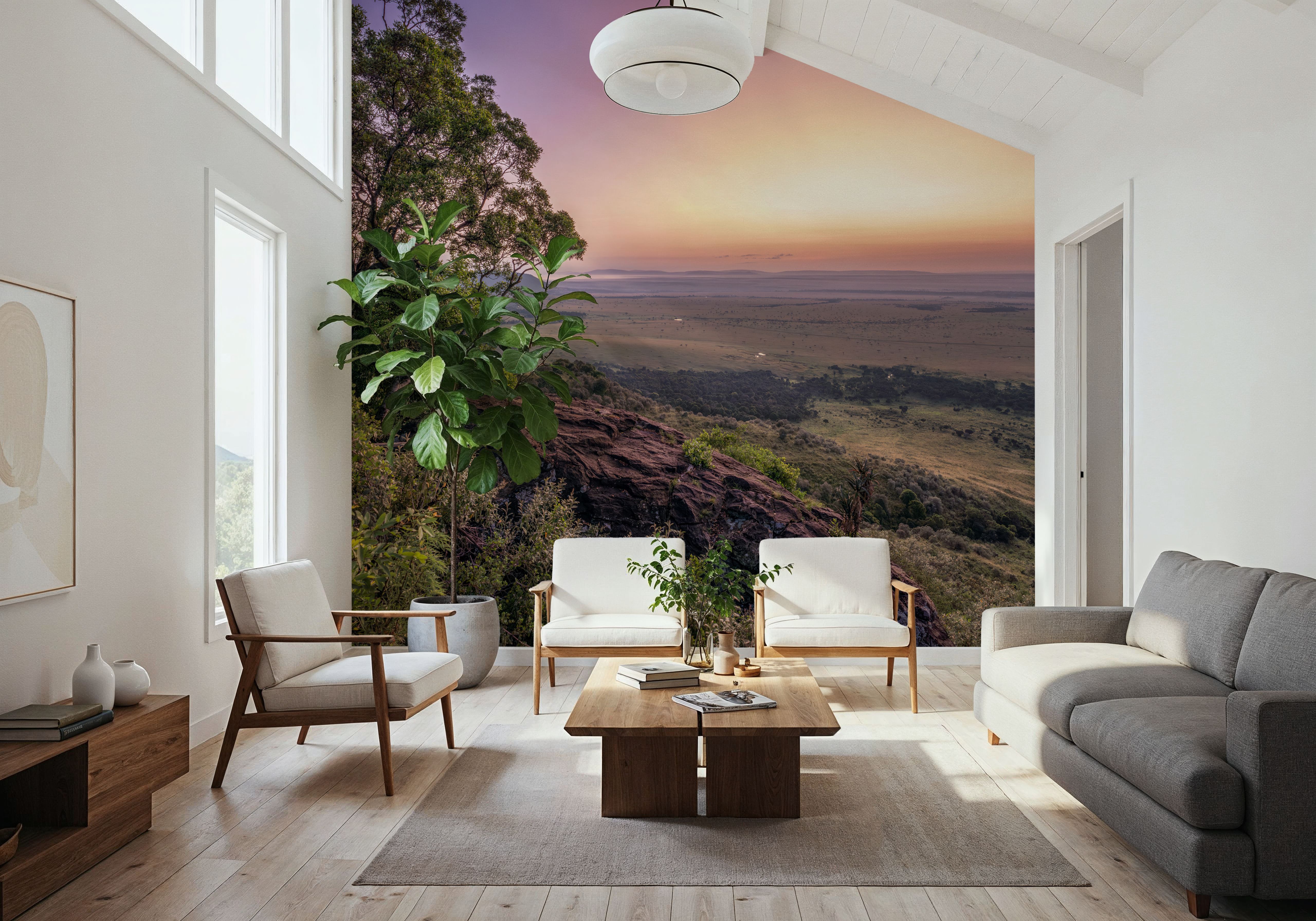 Savannah Sunrise, Wallpaper