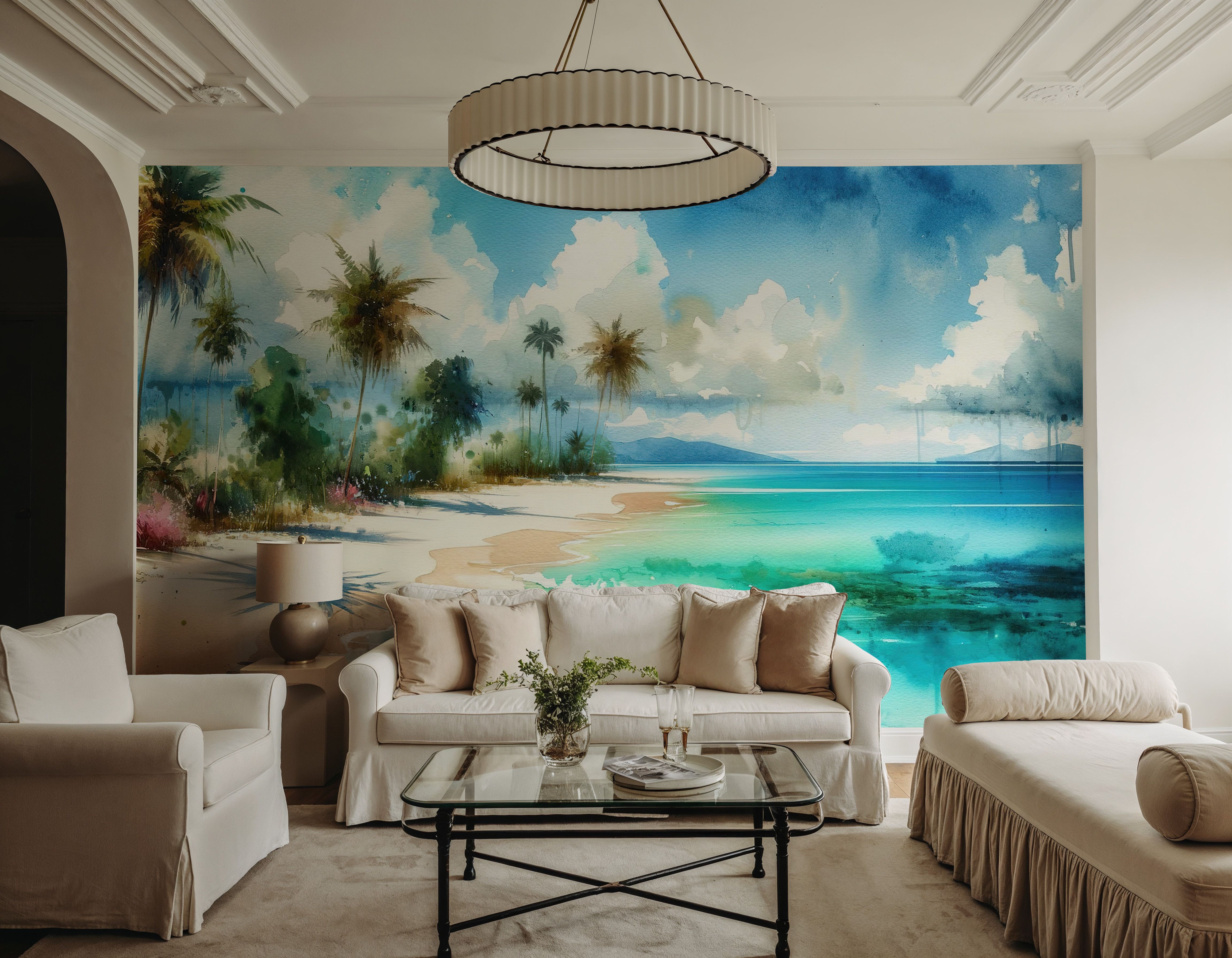 Exotic Tropical Sunny Paradise Beach