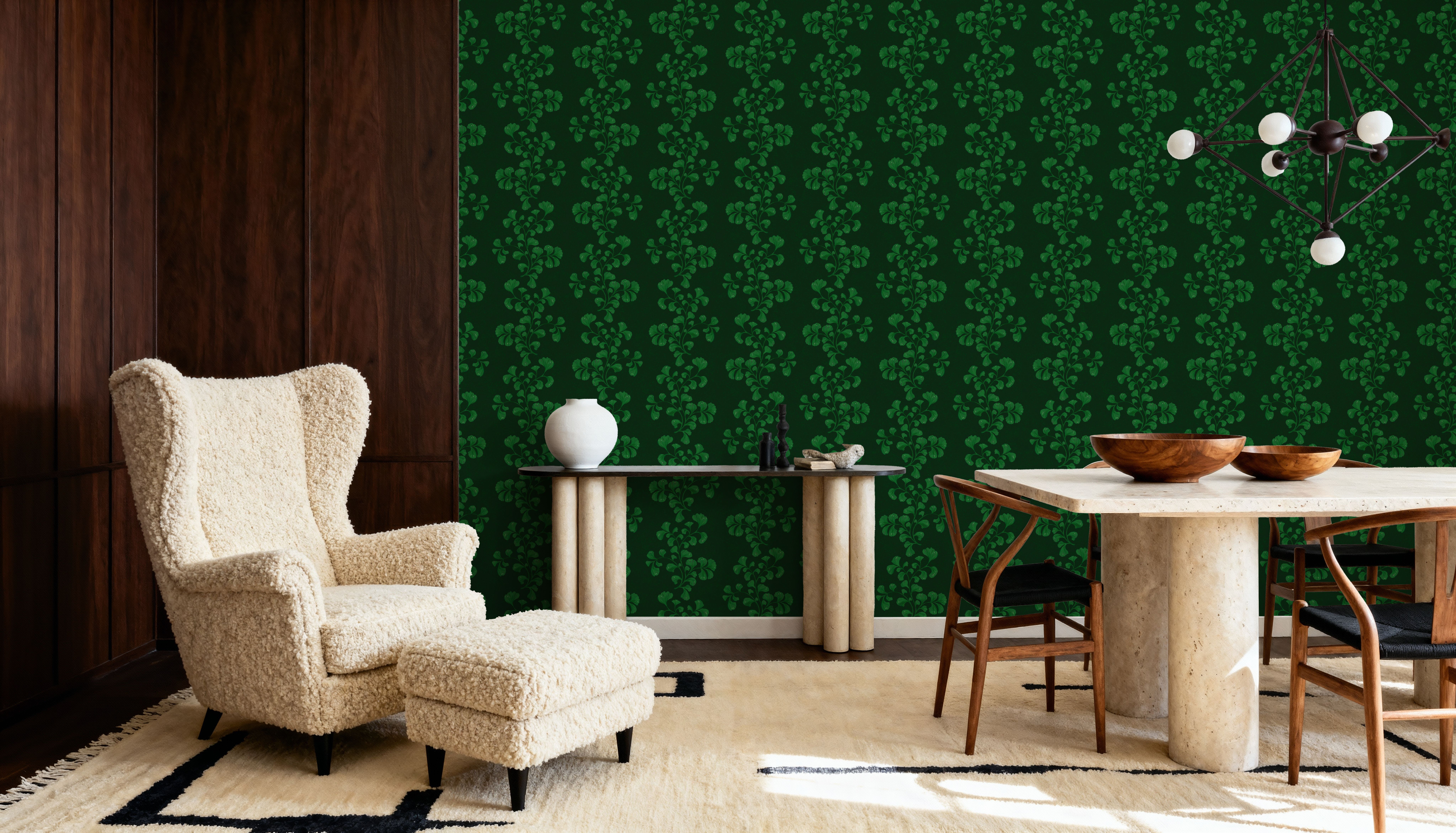 Fern Stripes, Chlorophyll Green