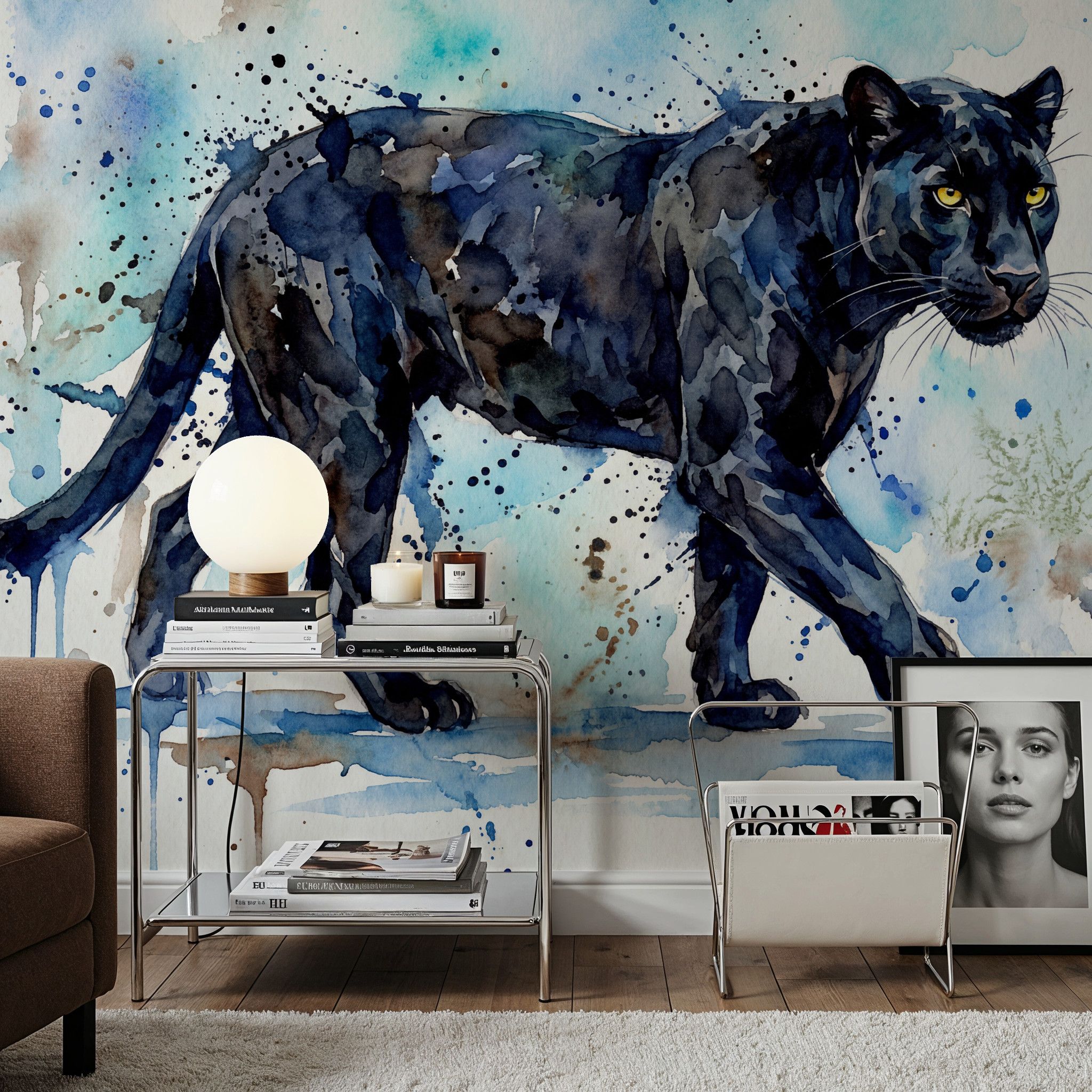 Puma - Watercolor Predators Series