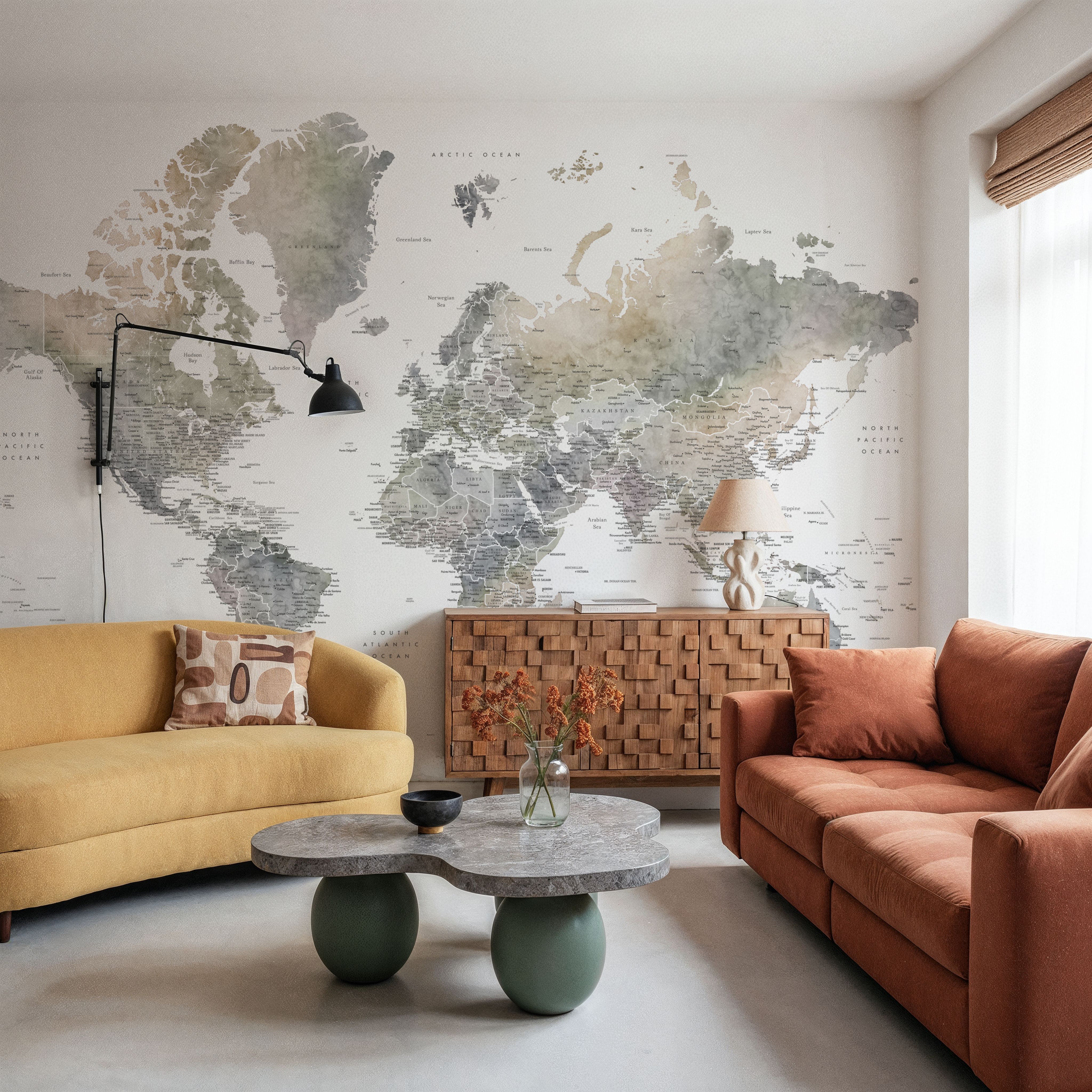 World Map Cities - Habiki