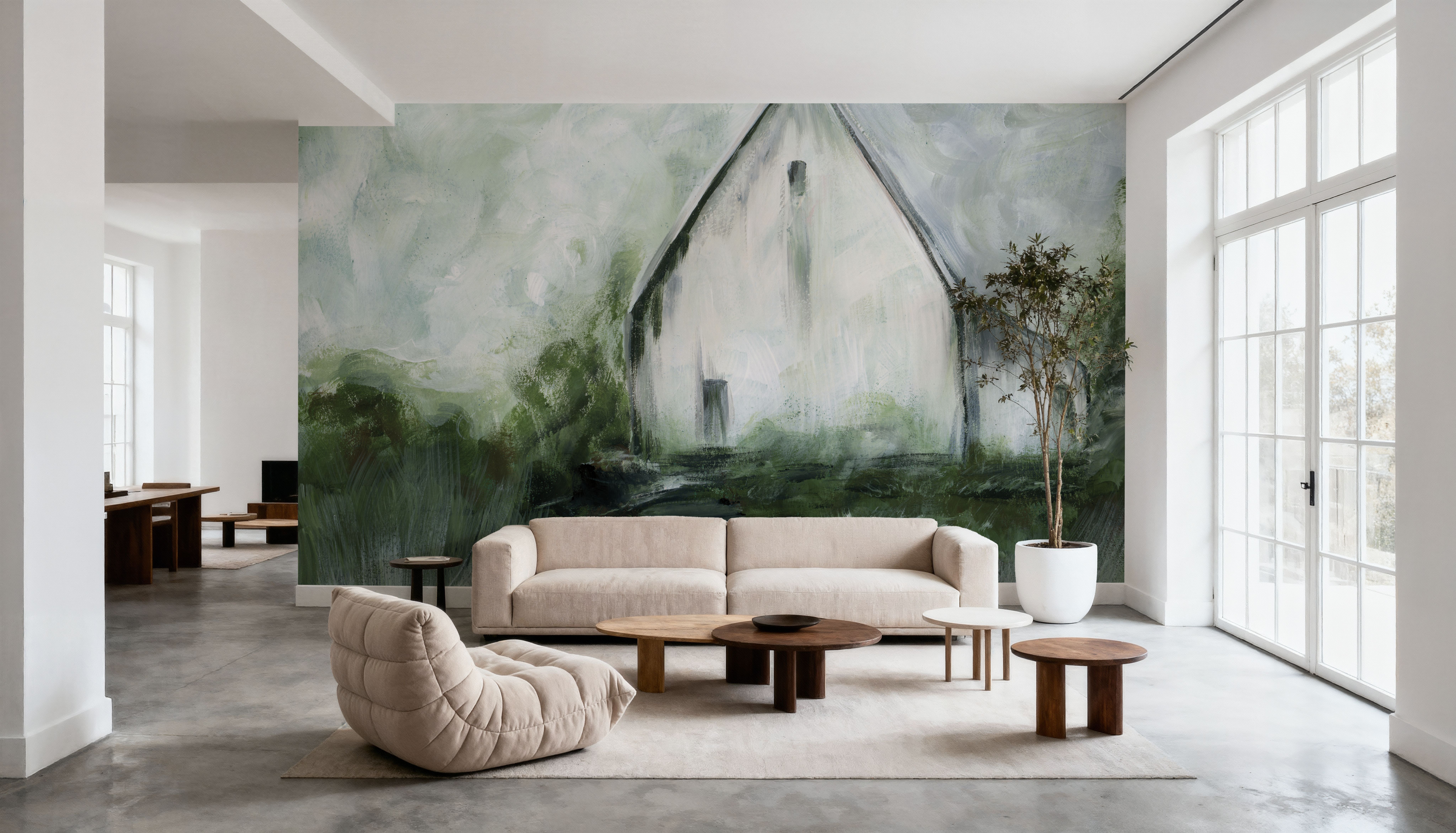 Abandoned Barnhouse, Tapet