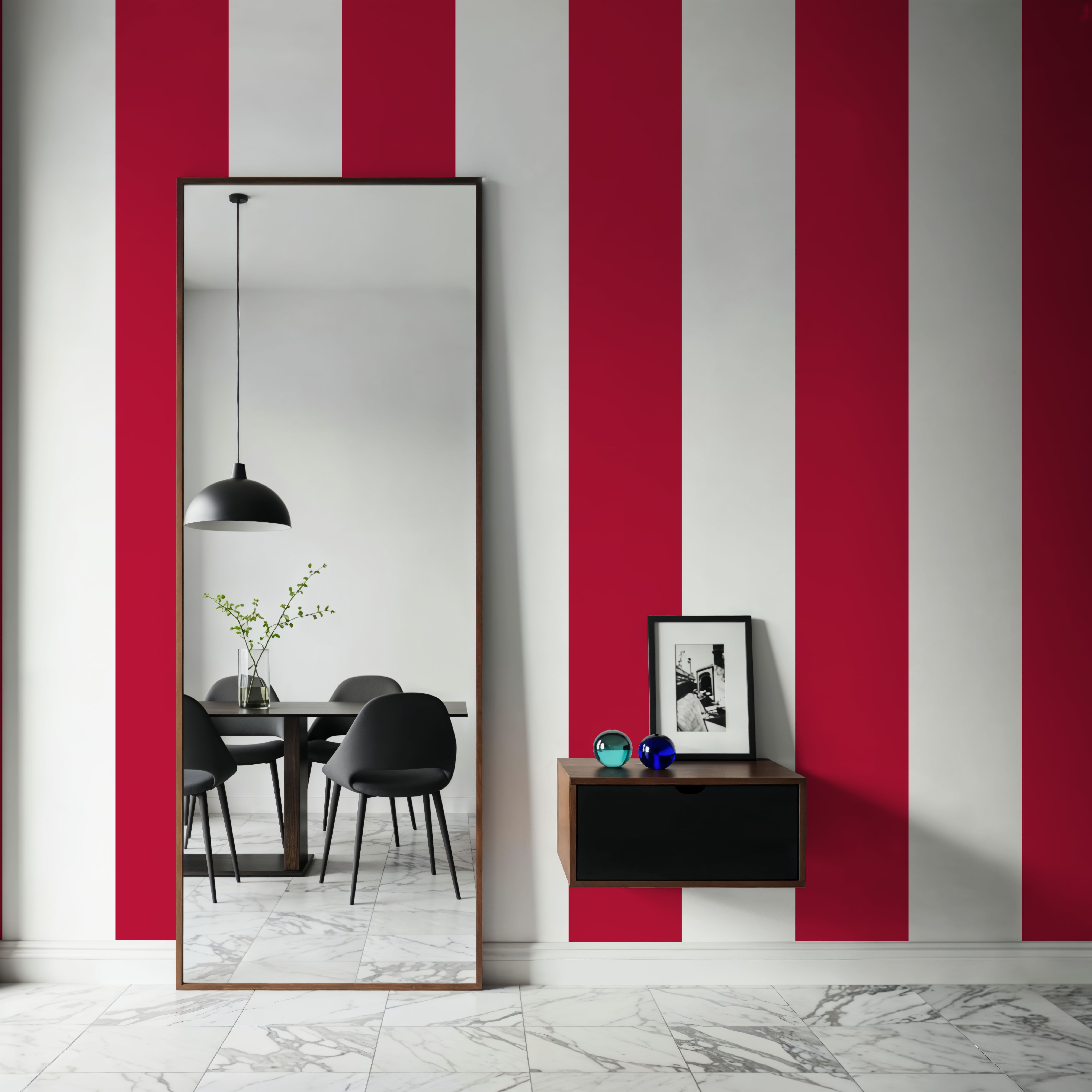 Circus Stripes, Red