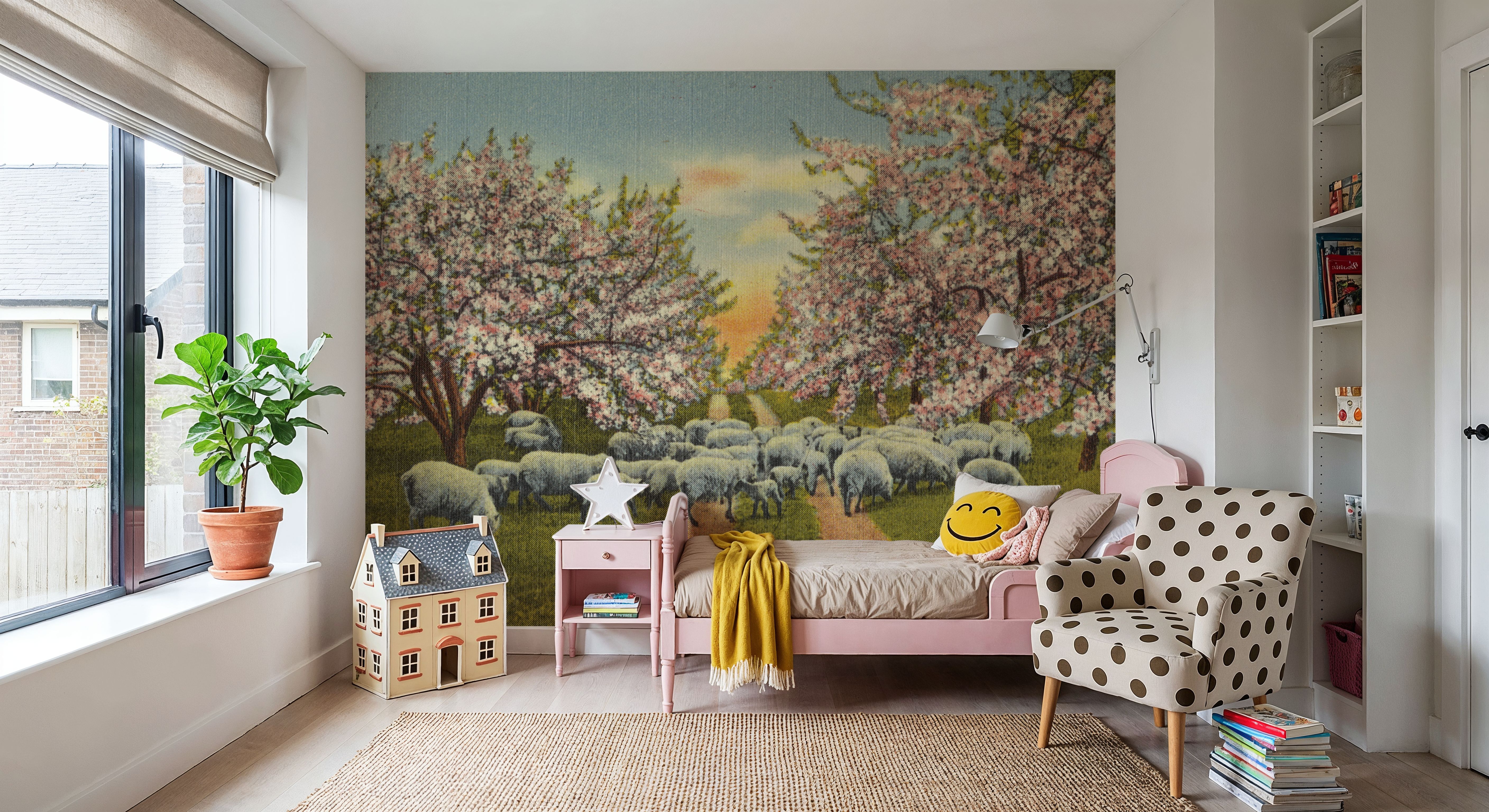 Sheep - Screenprint Postcard