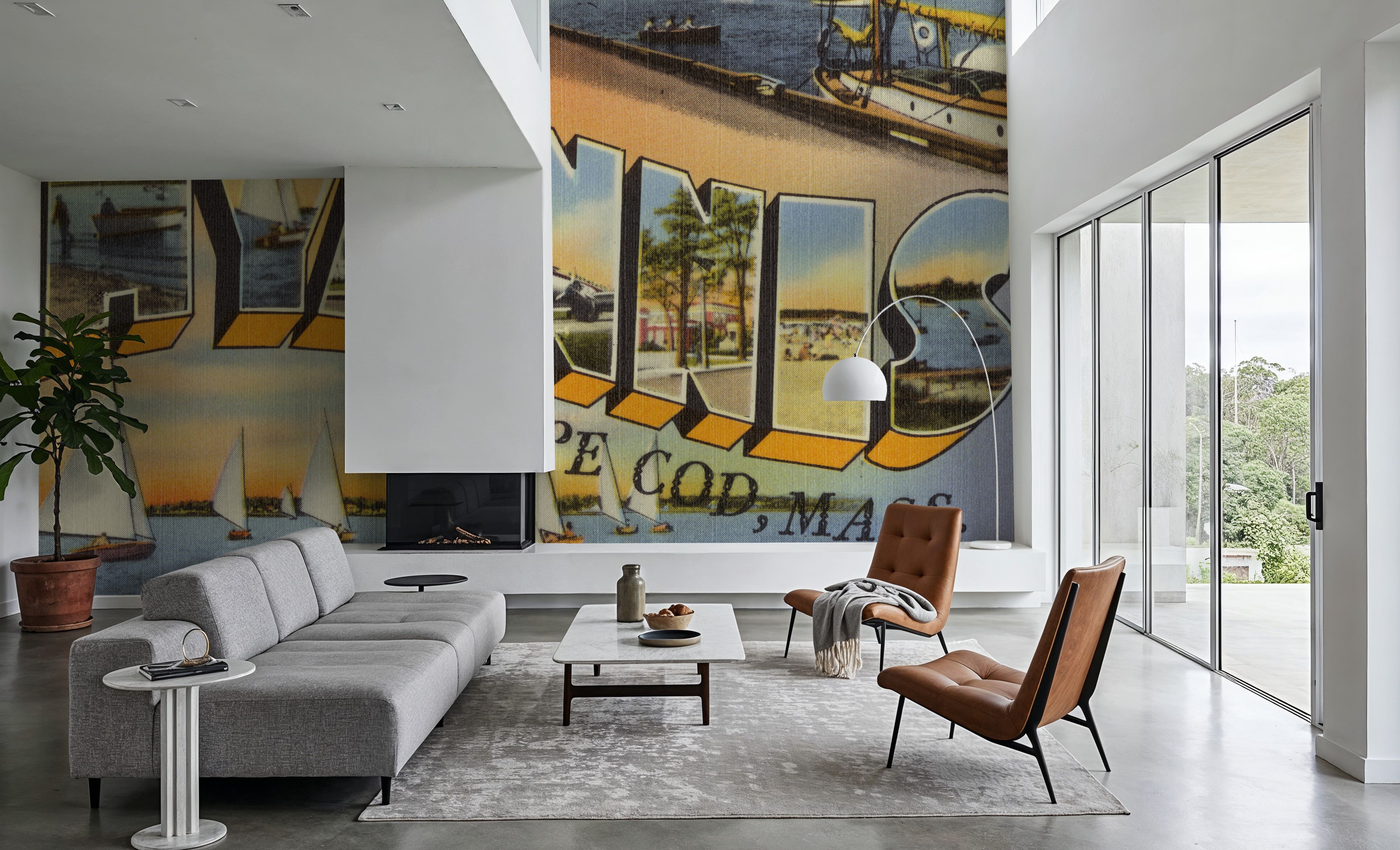 Greetings from Hyannis - Screenprint Postcard