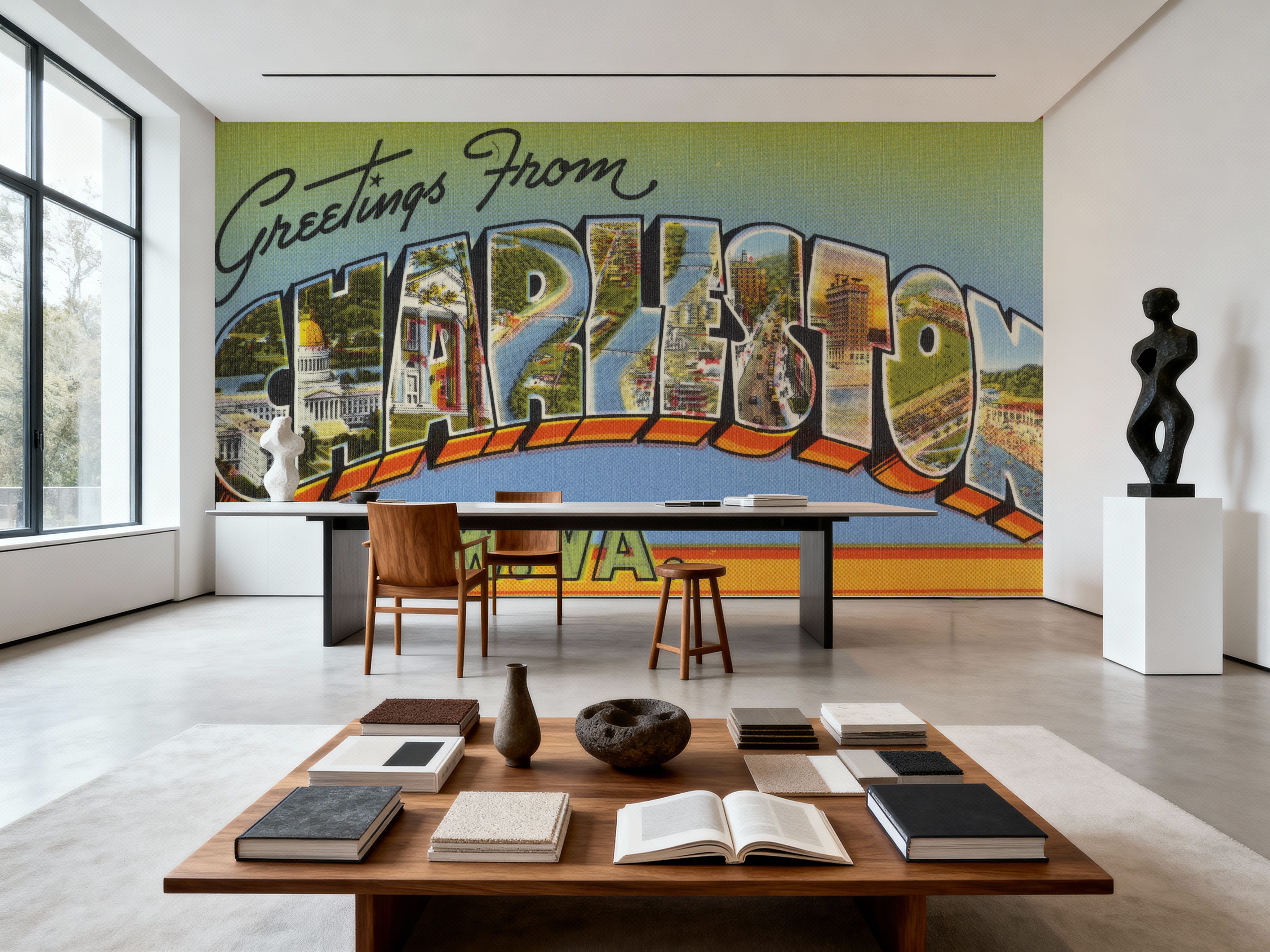 Greetings from Charleston - Screenprint Postcard