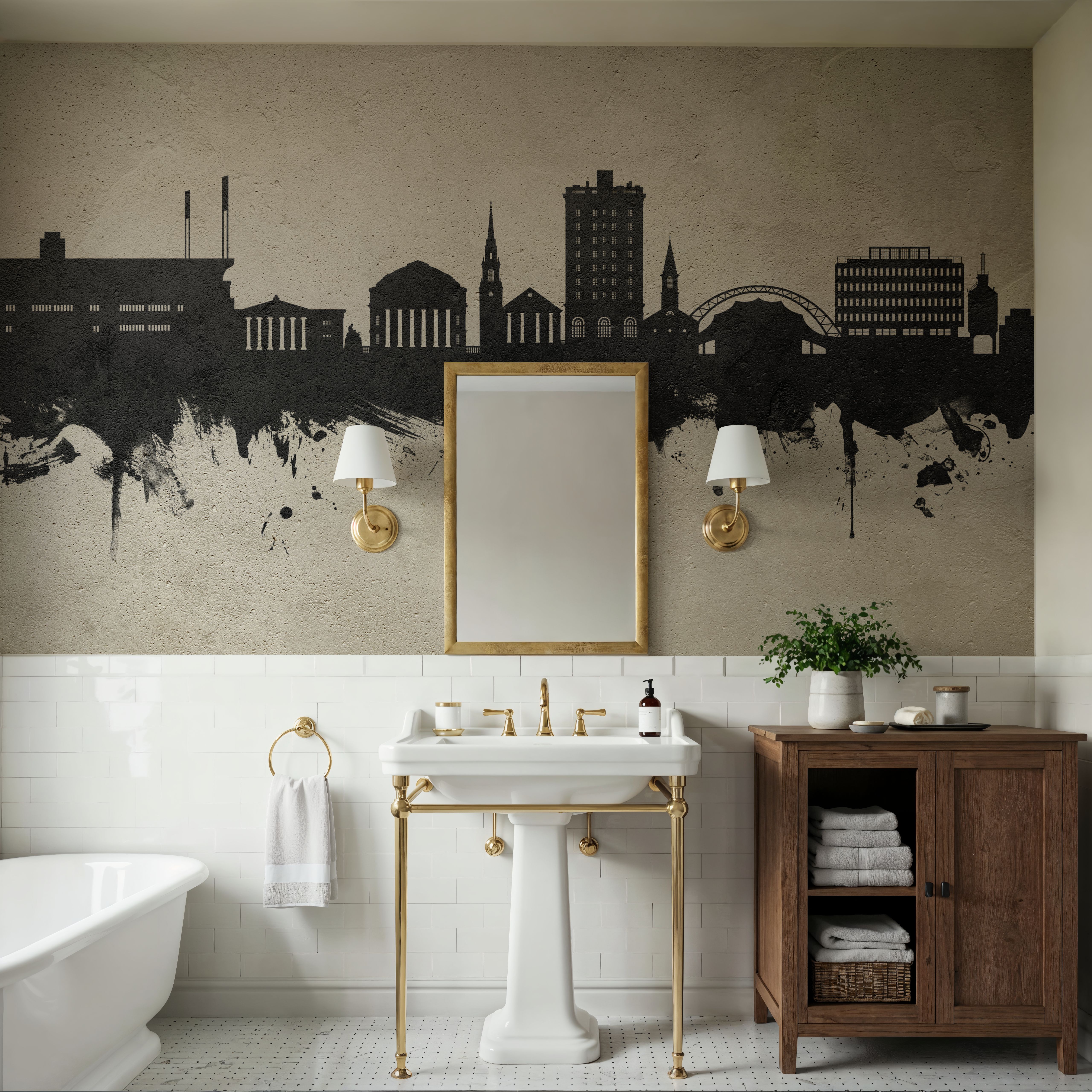 Charlottesville Virginia Skyline Concrete