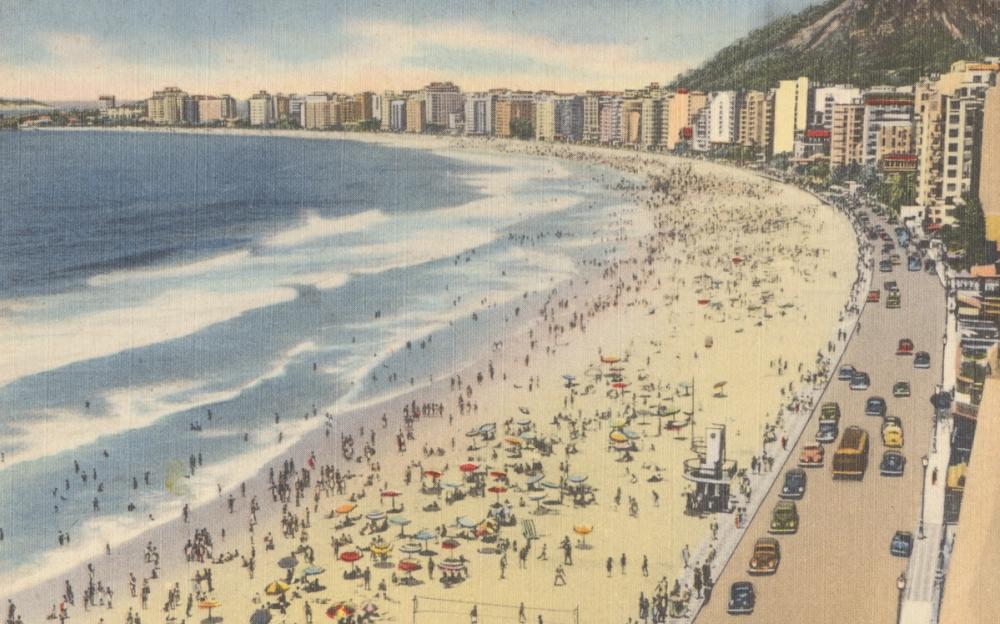 Greetings from Copacabana - Screenprint Postcard