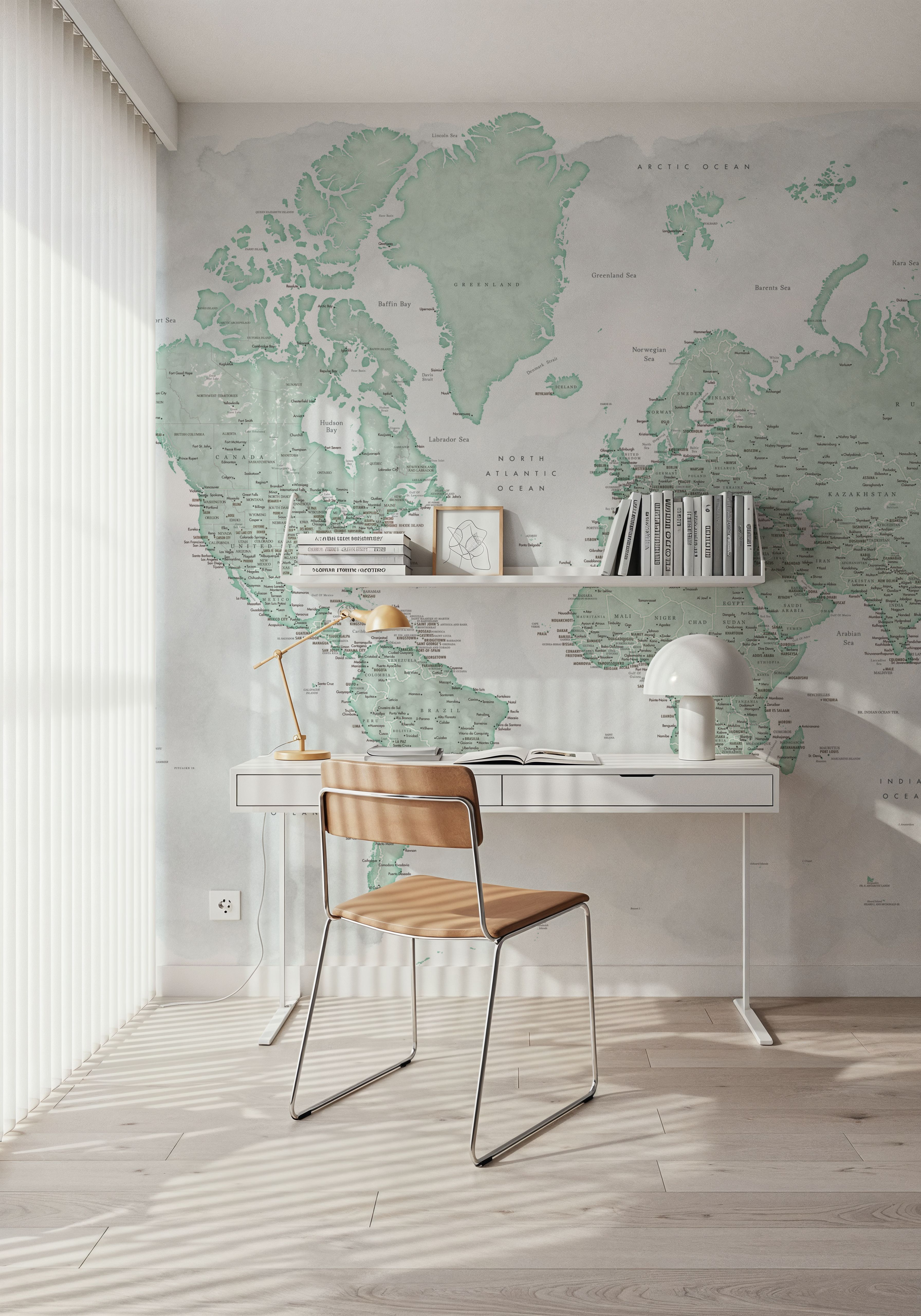 World Map Cities - Uzuri