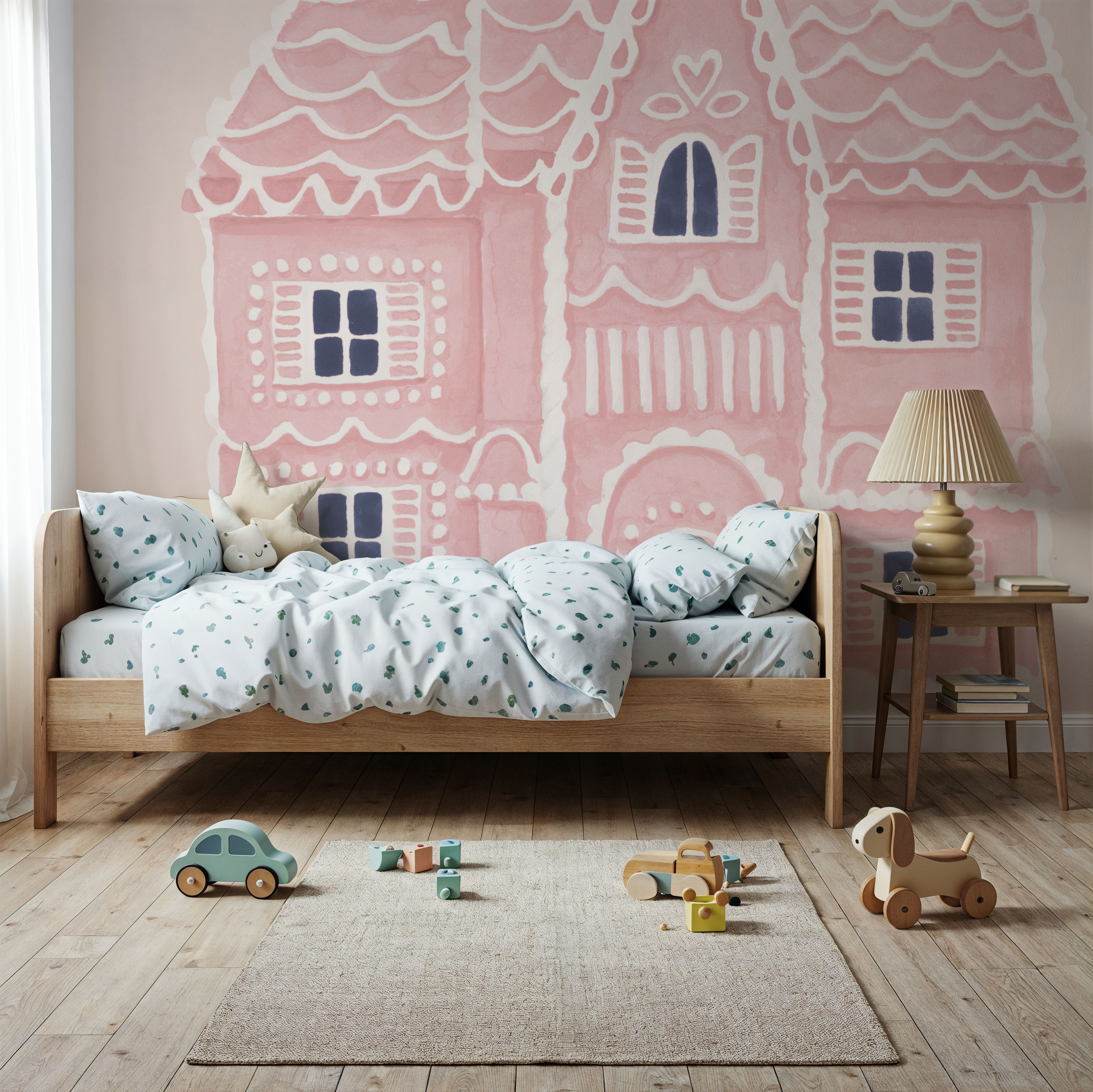Gingerbread Dream House I Pink