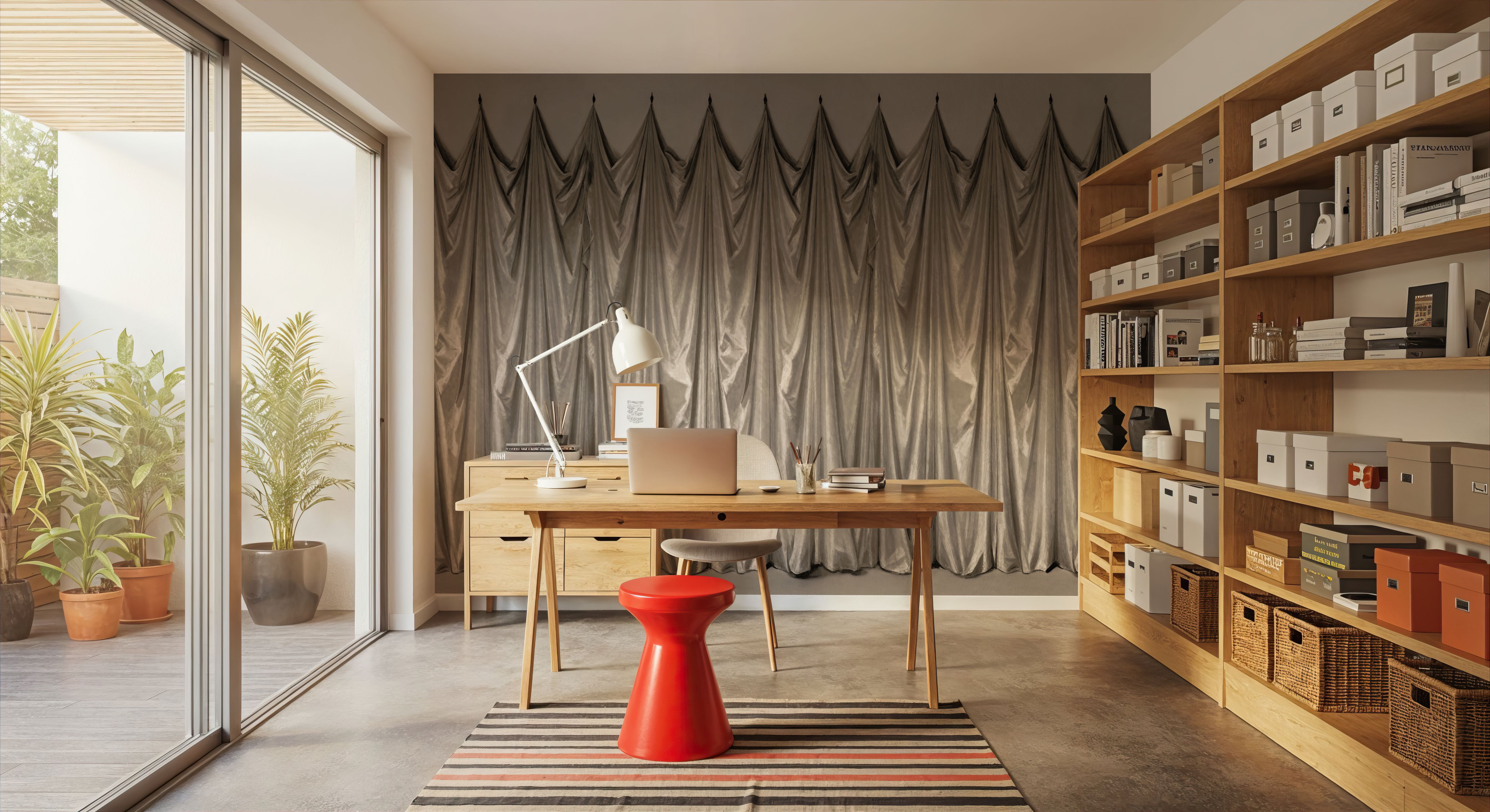 Medici Drapes, Beige